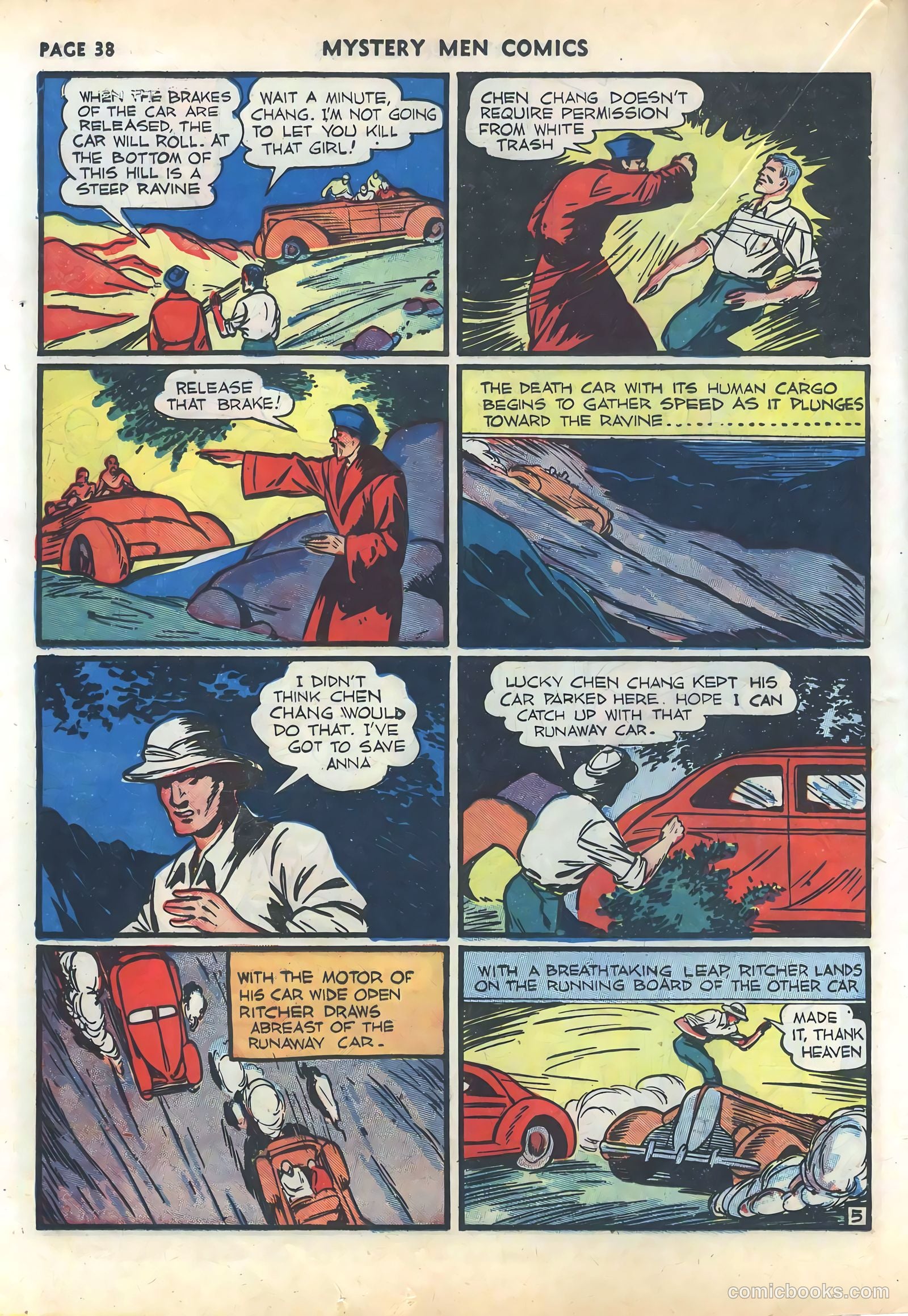 Mystery Men Comics #18 (1940) — page 40 of 68