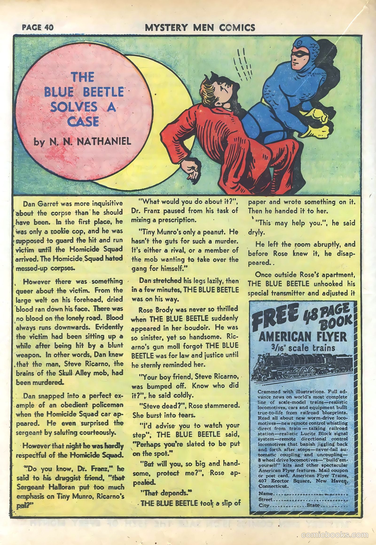 Mystery Men Comics #18 (1940) — page 42 of 68