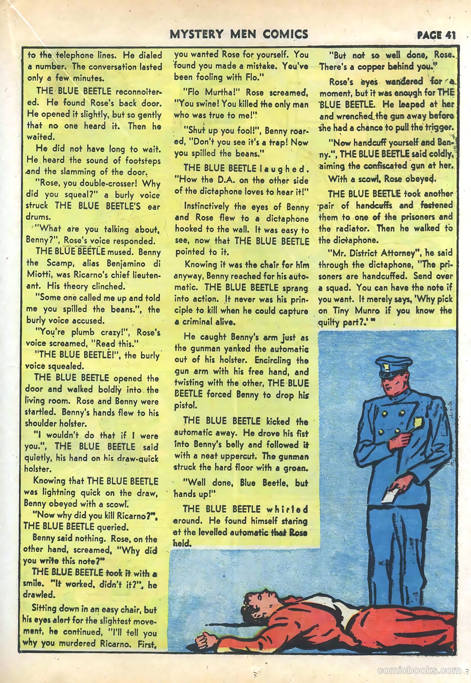 Mystery Men Comics #18 (1940) — page 43 of 68