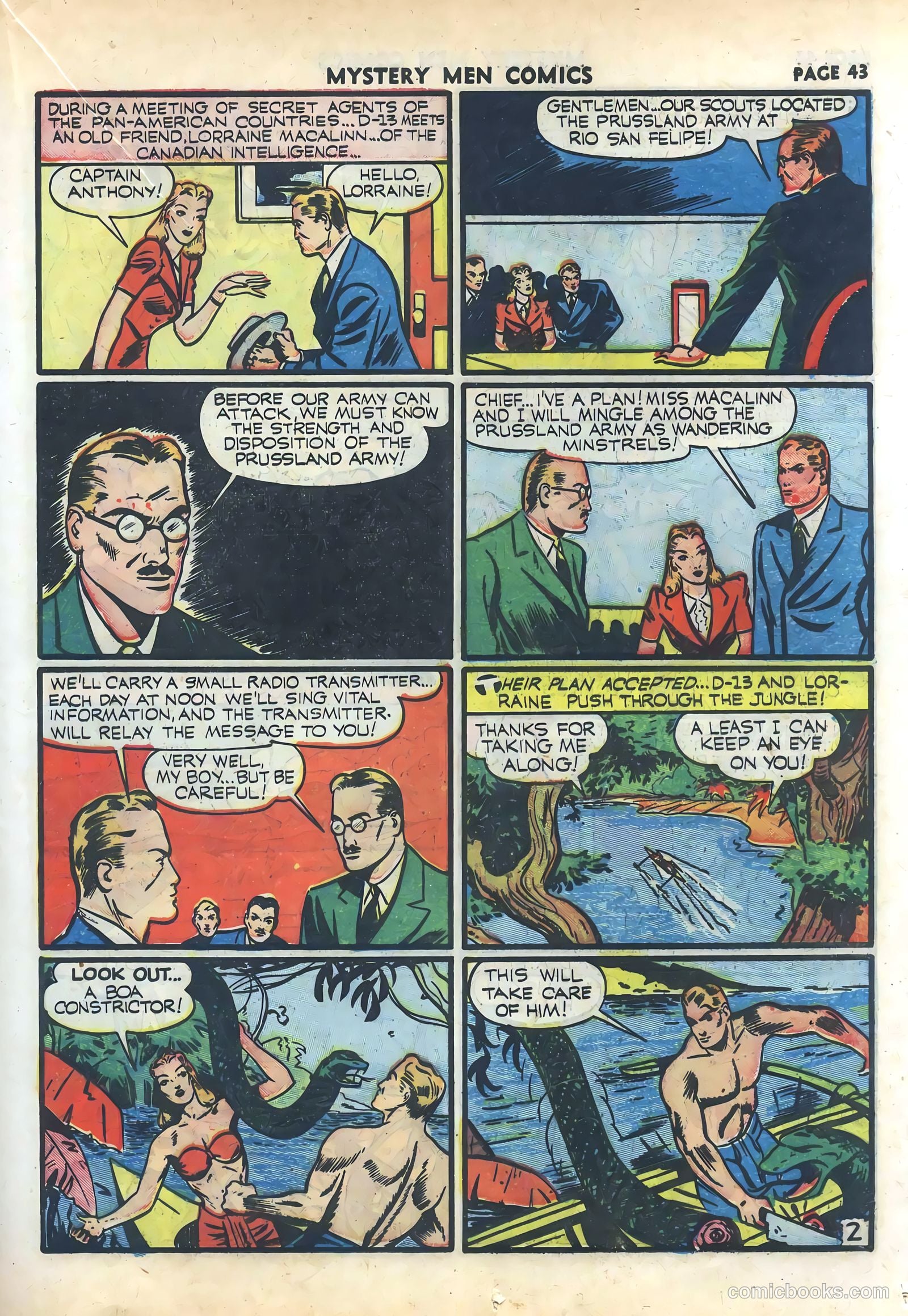 Mystery Men Comics #18 (1940) — page 45 of 68