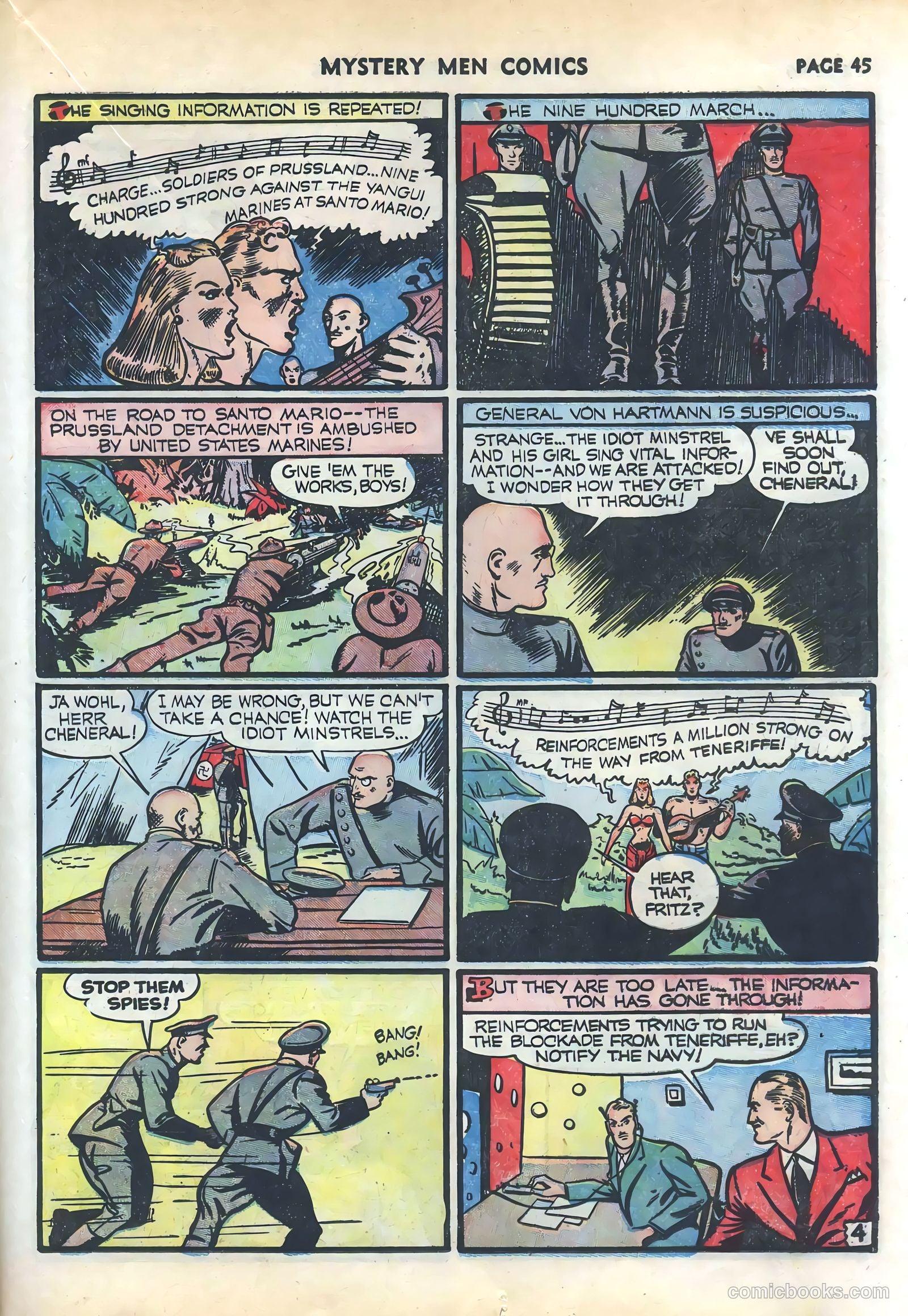 Mystery Men Comics #18 (1940) — page 47 of 68