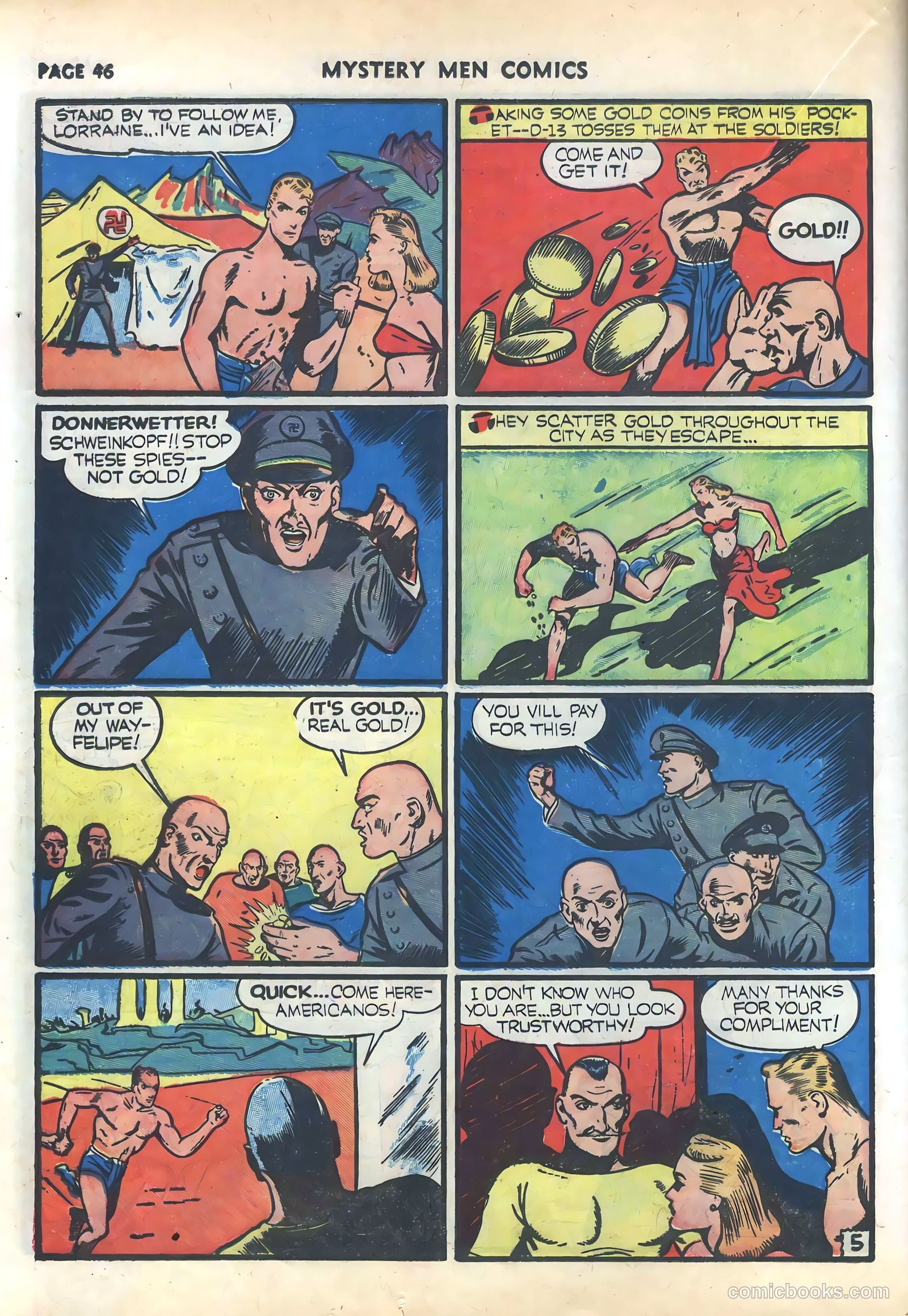 Mystery Men Comics #18 (1940) — page 48 of 68