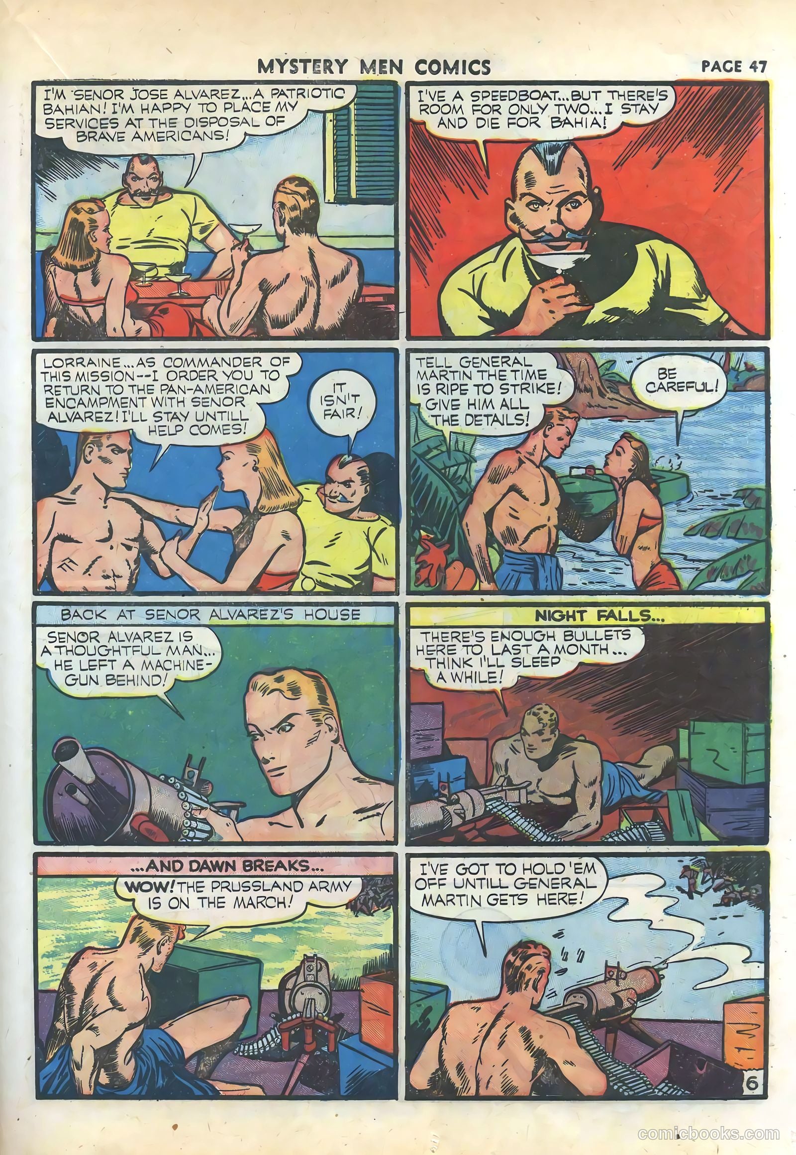 Mystery Men Comics #18 (1940) — page 49 of 68