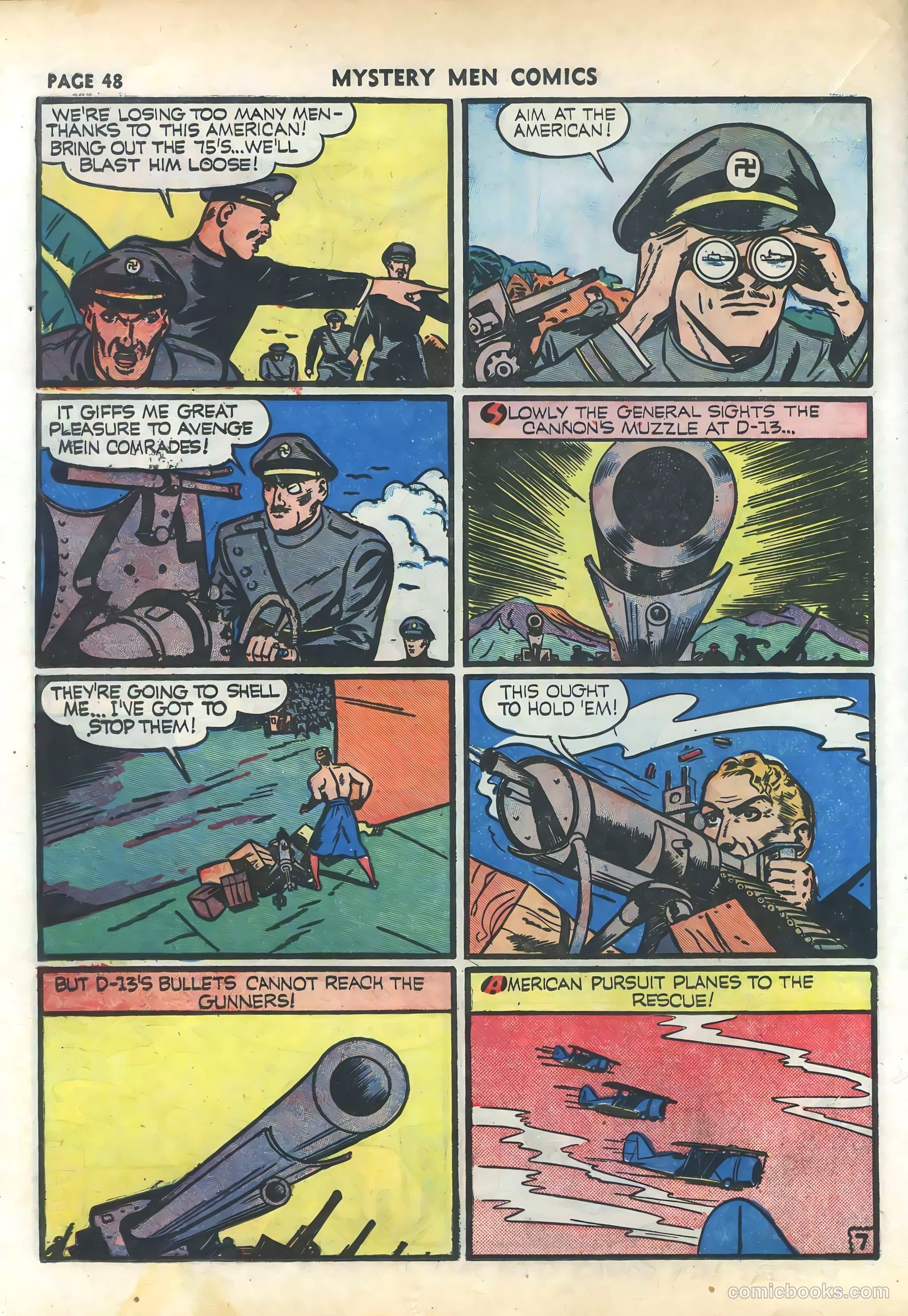 Mystery Men Comics #18 (1940) — page 50 of 68