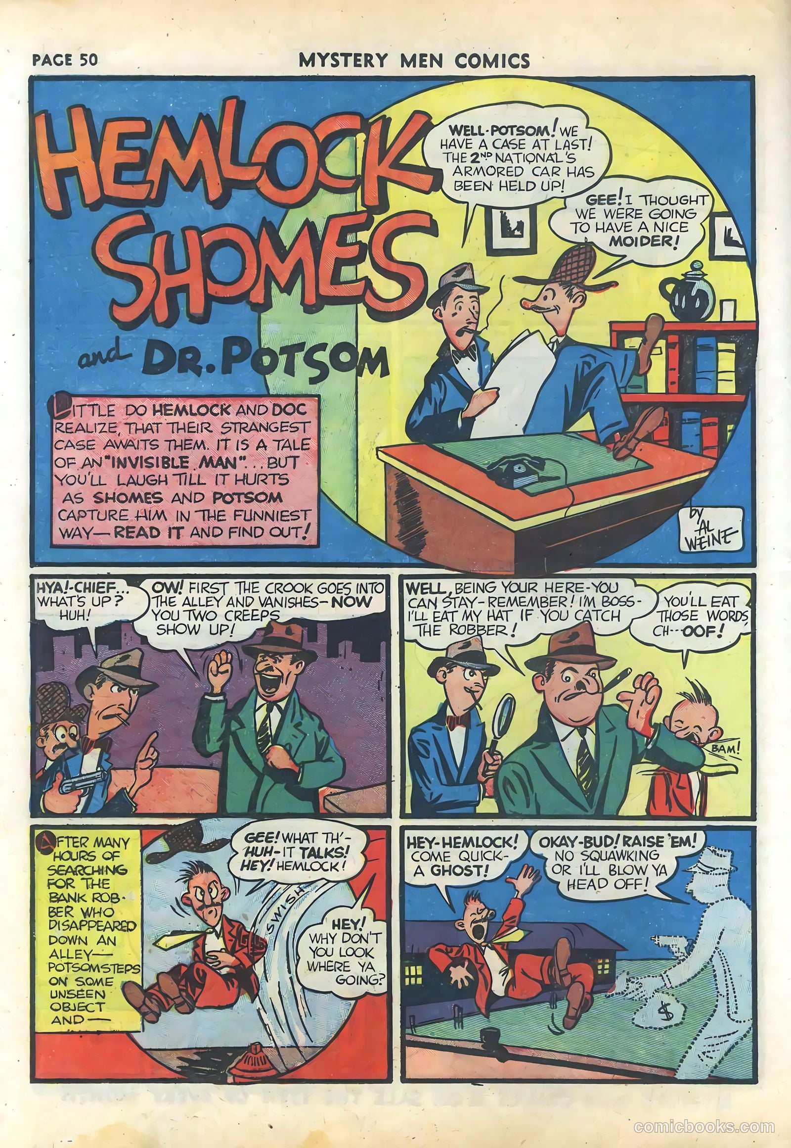 Mystery Men Comics #18 (1940) — page 52 of 68