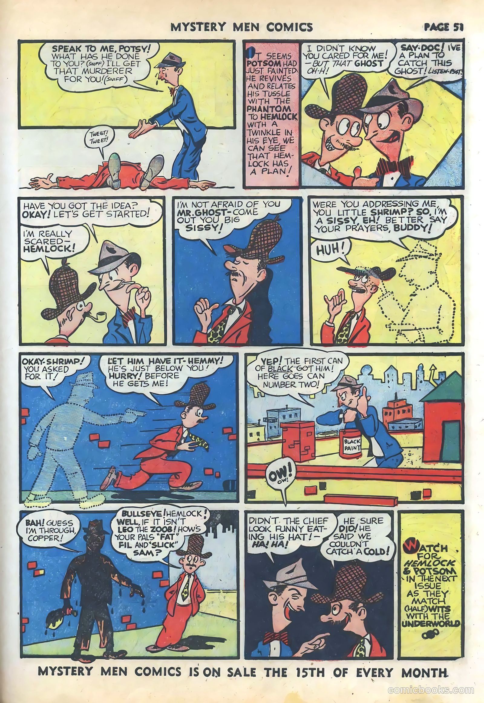 Mystery Men Comics #18 (1940) — page 53 of 68