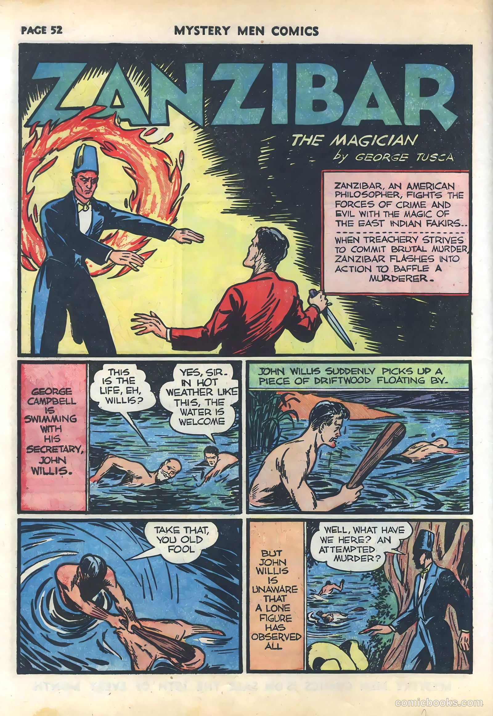 Mystery Men Comics #18 (1940) — page 54 of 68