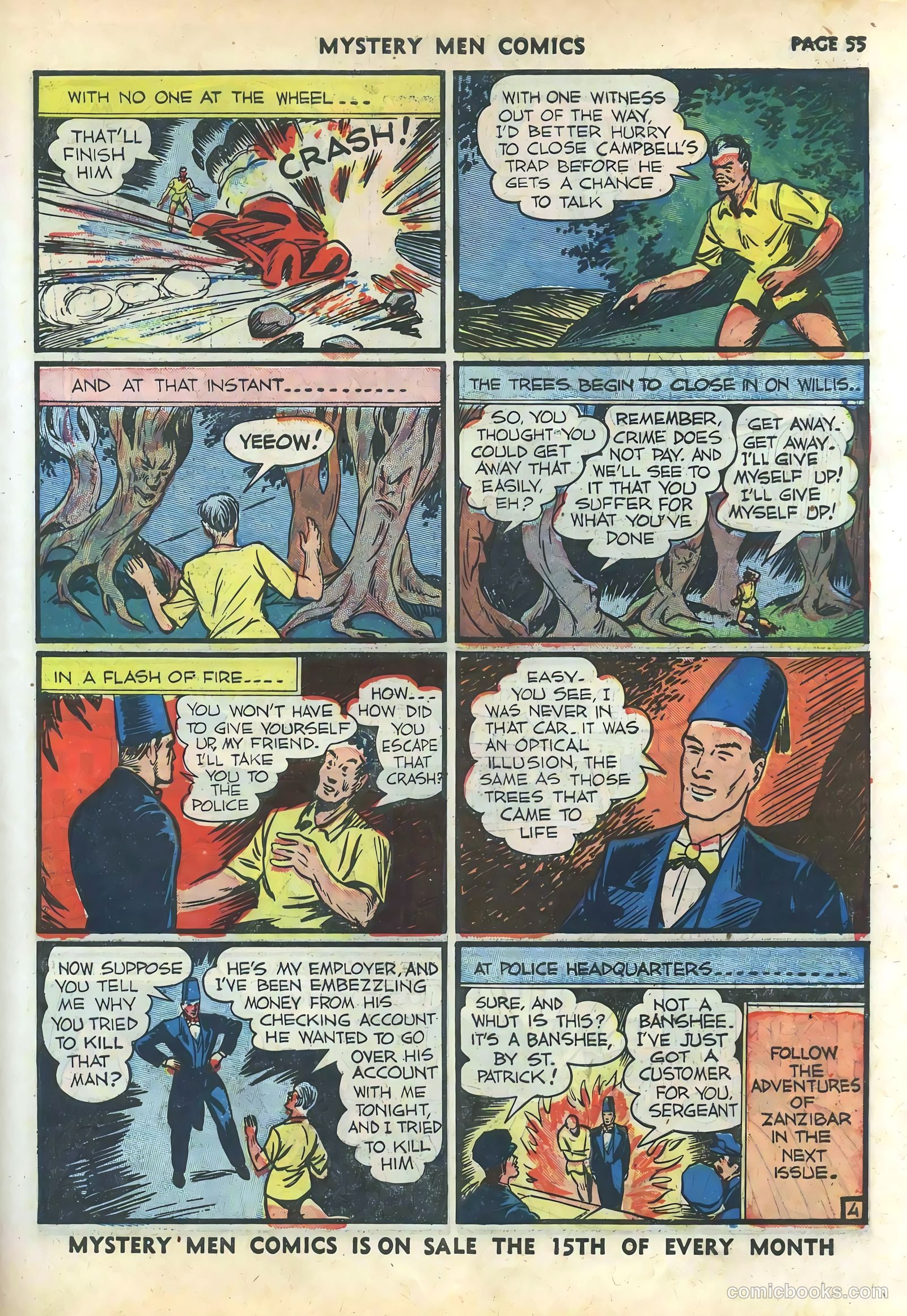Mystery Men Comics #18 (1940) — page 57 of 68