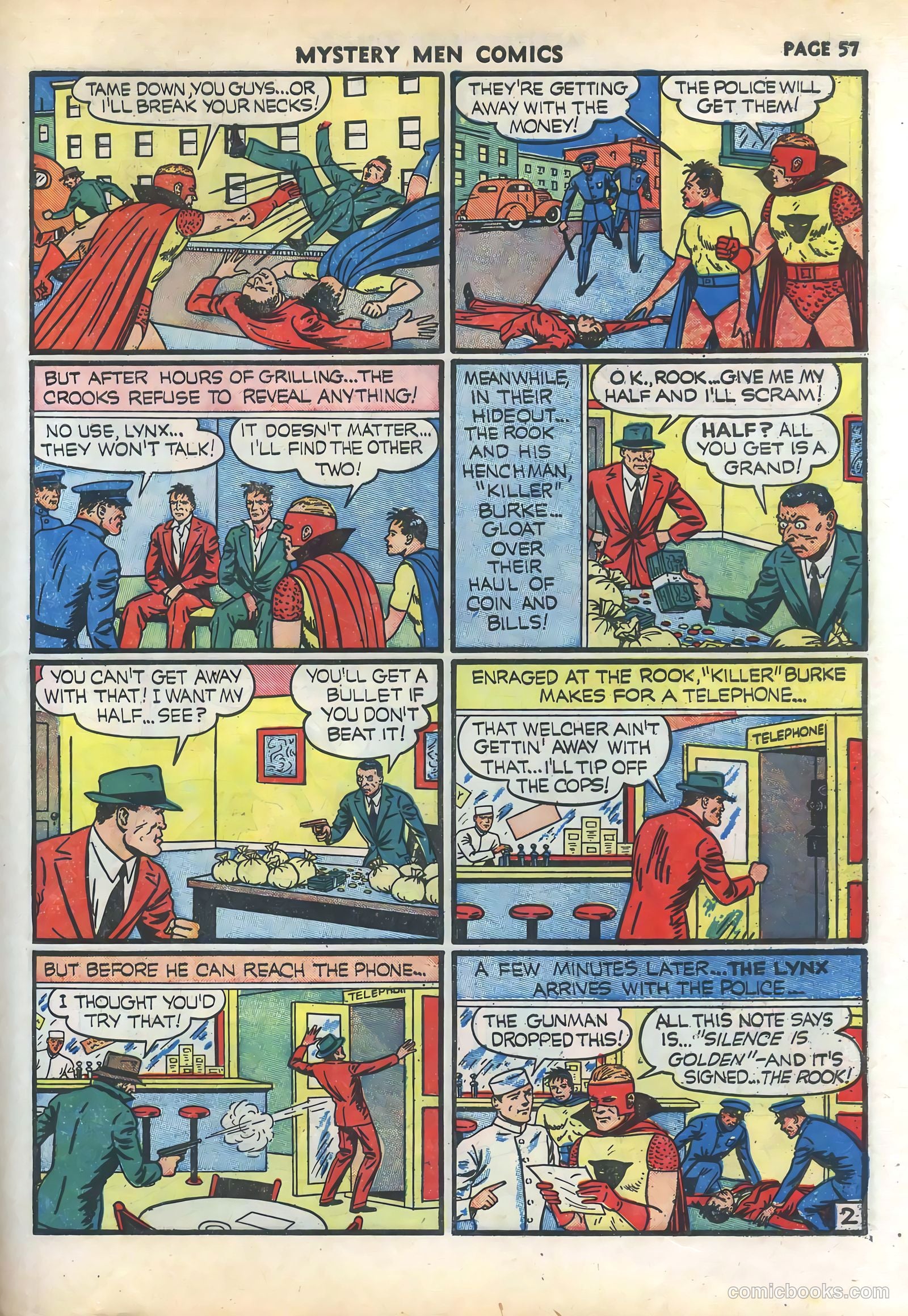 Mystery Men Comics #18 (1940) — page 59 of 68