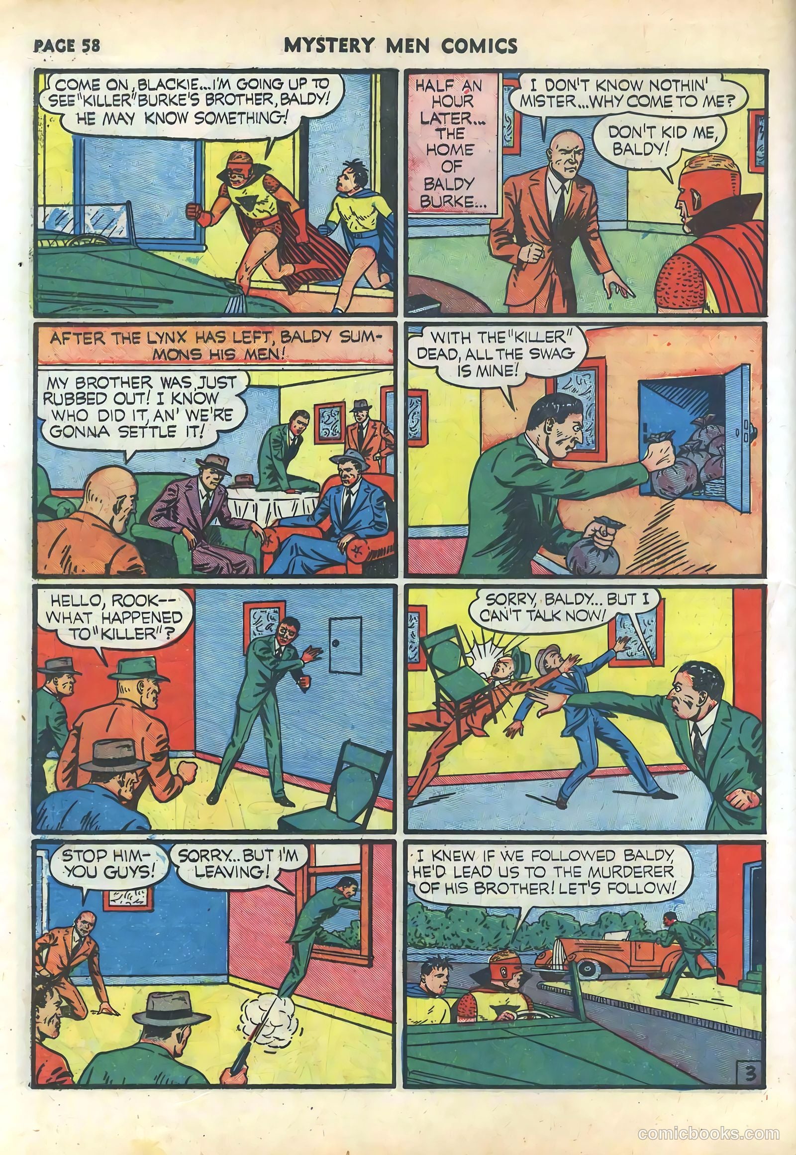 Mystery Men Comics #18 (1940) — page 60 of 68