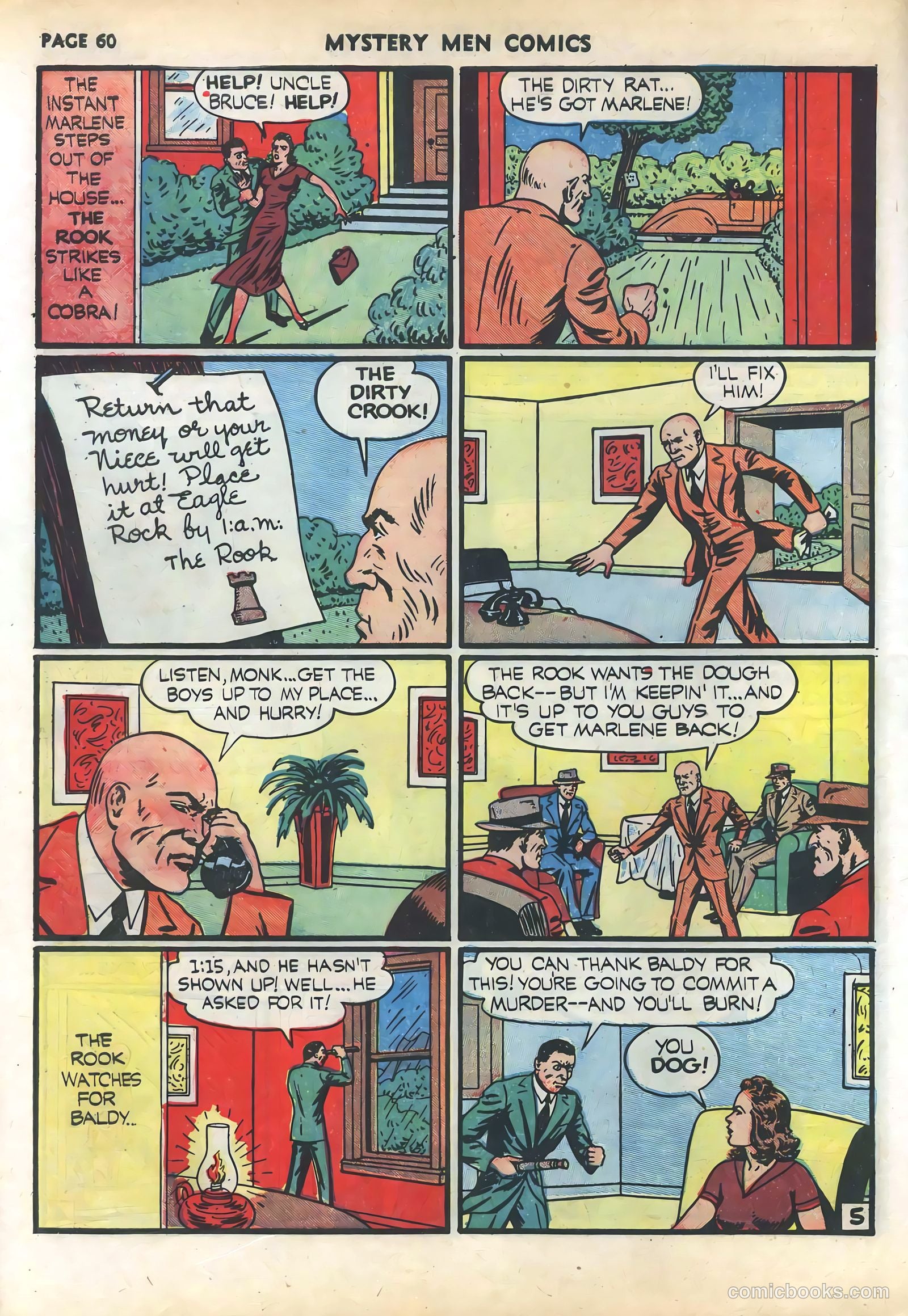 Mystery Men Comics #18 (1940) — page 62 of 68