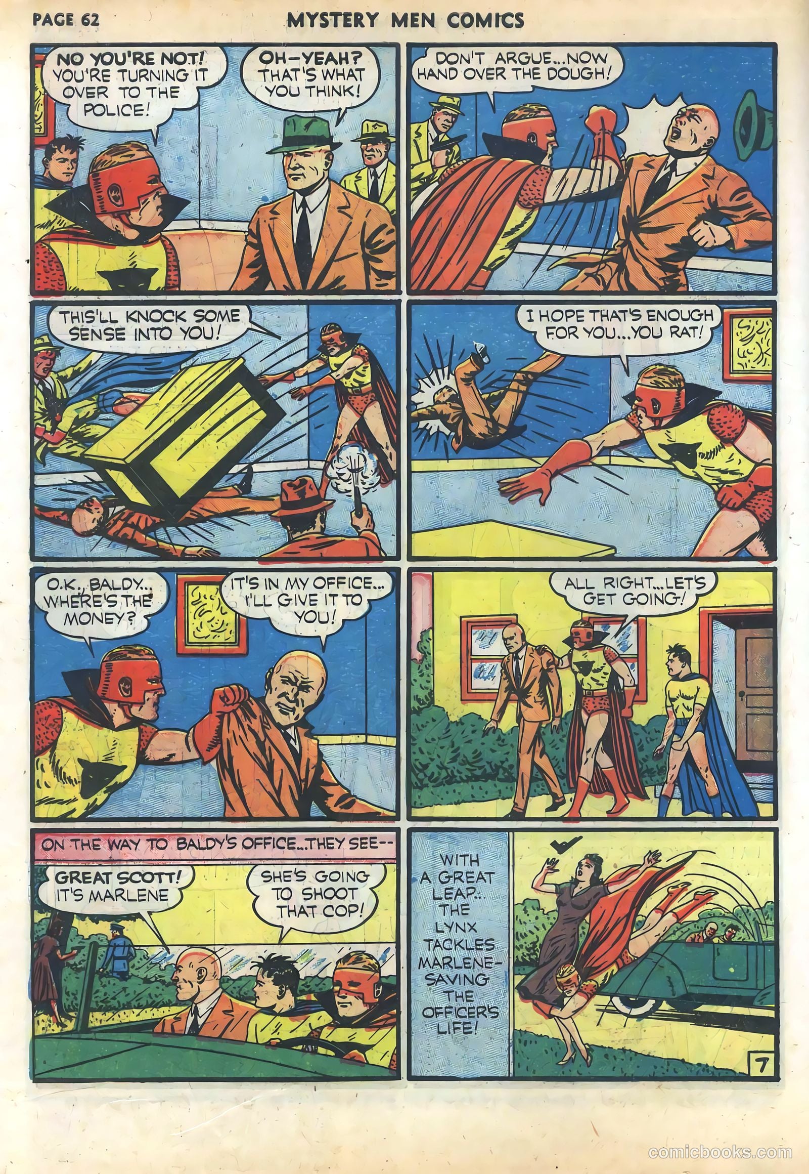 Mystery Men Comics #18 (1940) — page 64 of 68