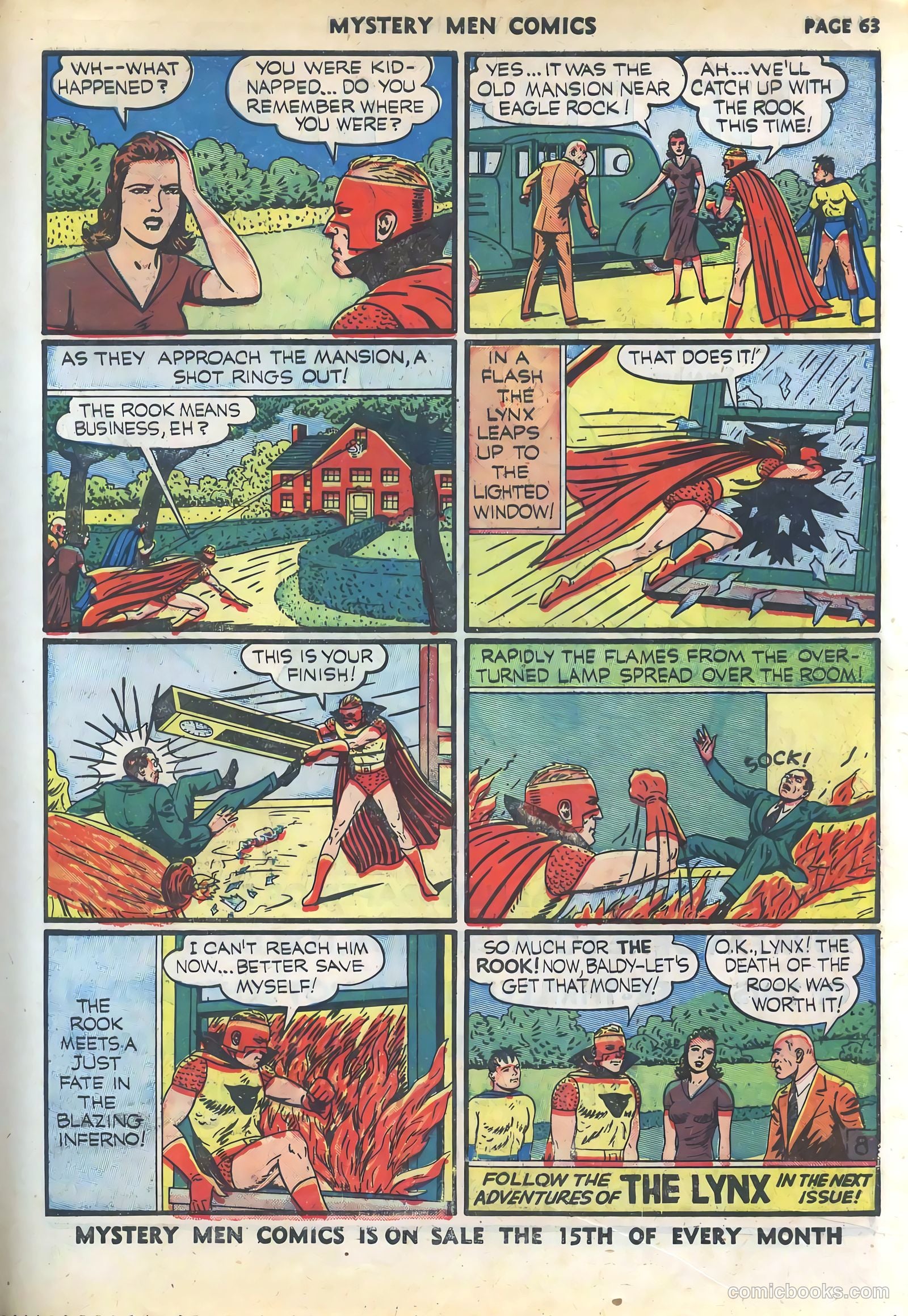 Mystery Men Comics #18 (1940) — page 65 of 68