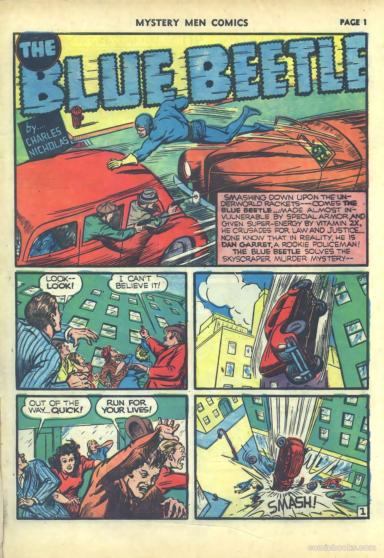 Mystery Men Comics #19 (1941) — page 3 of 68
