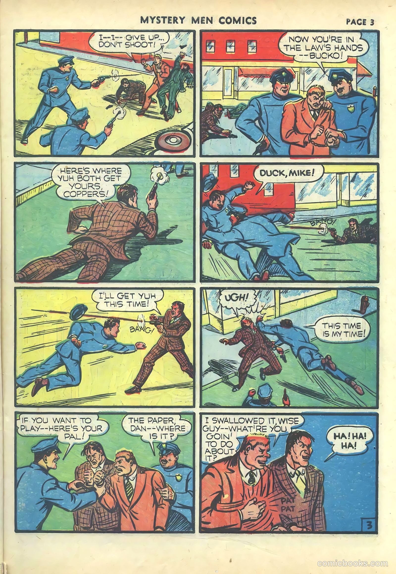 Mystery Men Comics #19 (1941) — page 5 of 68