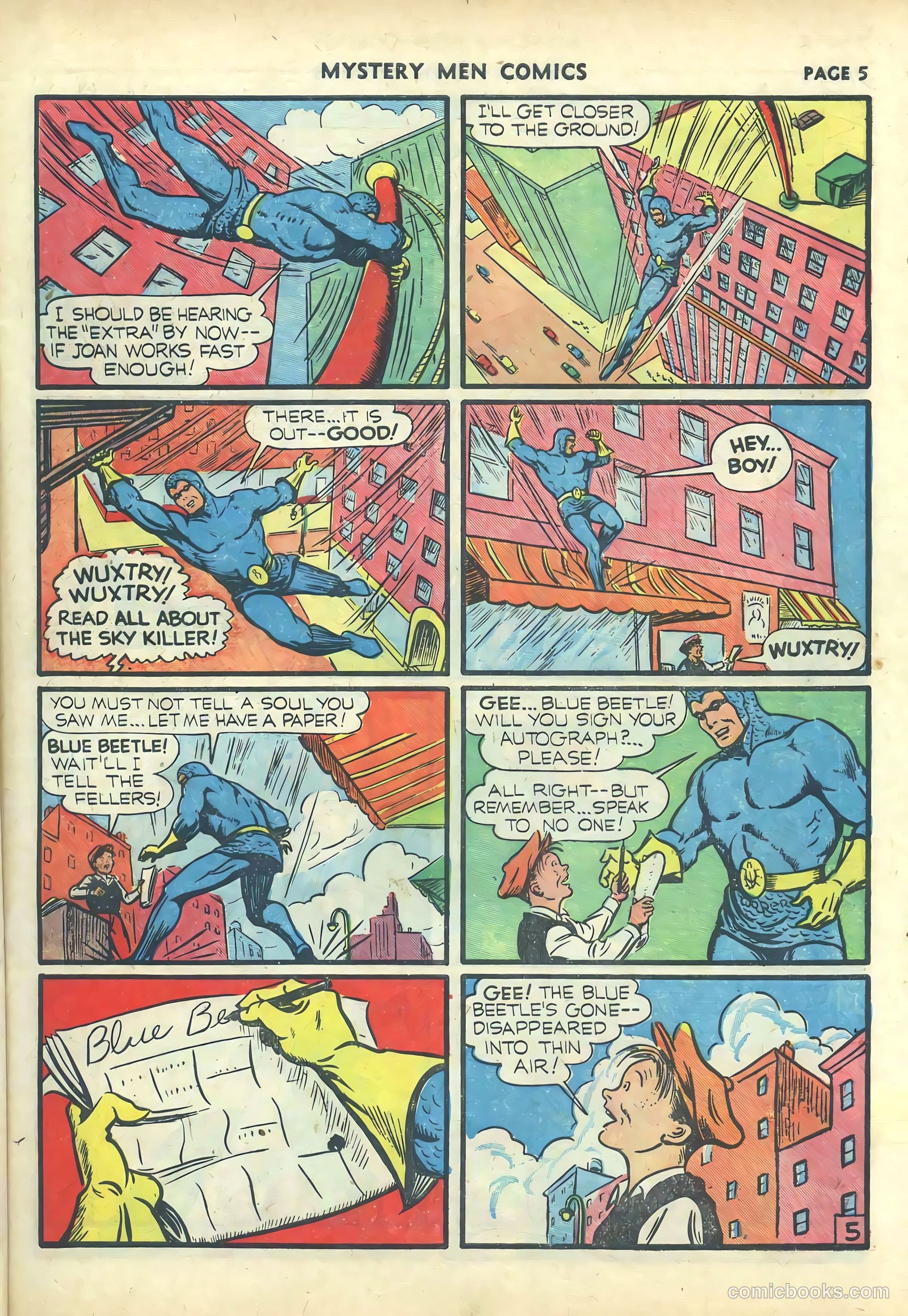Mystery Men Comics #19 (1941) — page 7 of 68