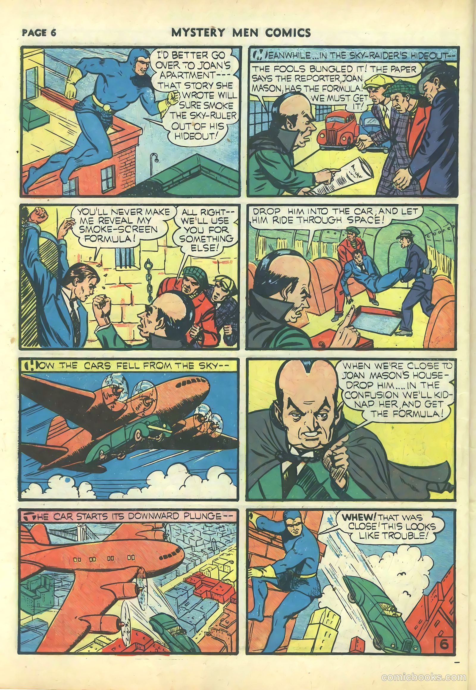 Mystery Men Comics #19 (1941) — page 8 of 68