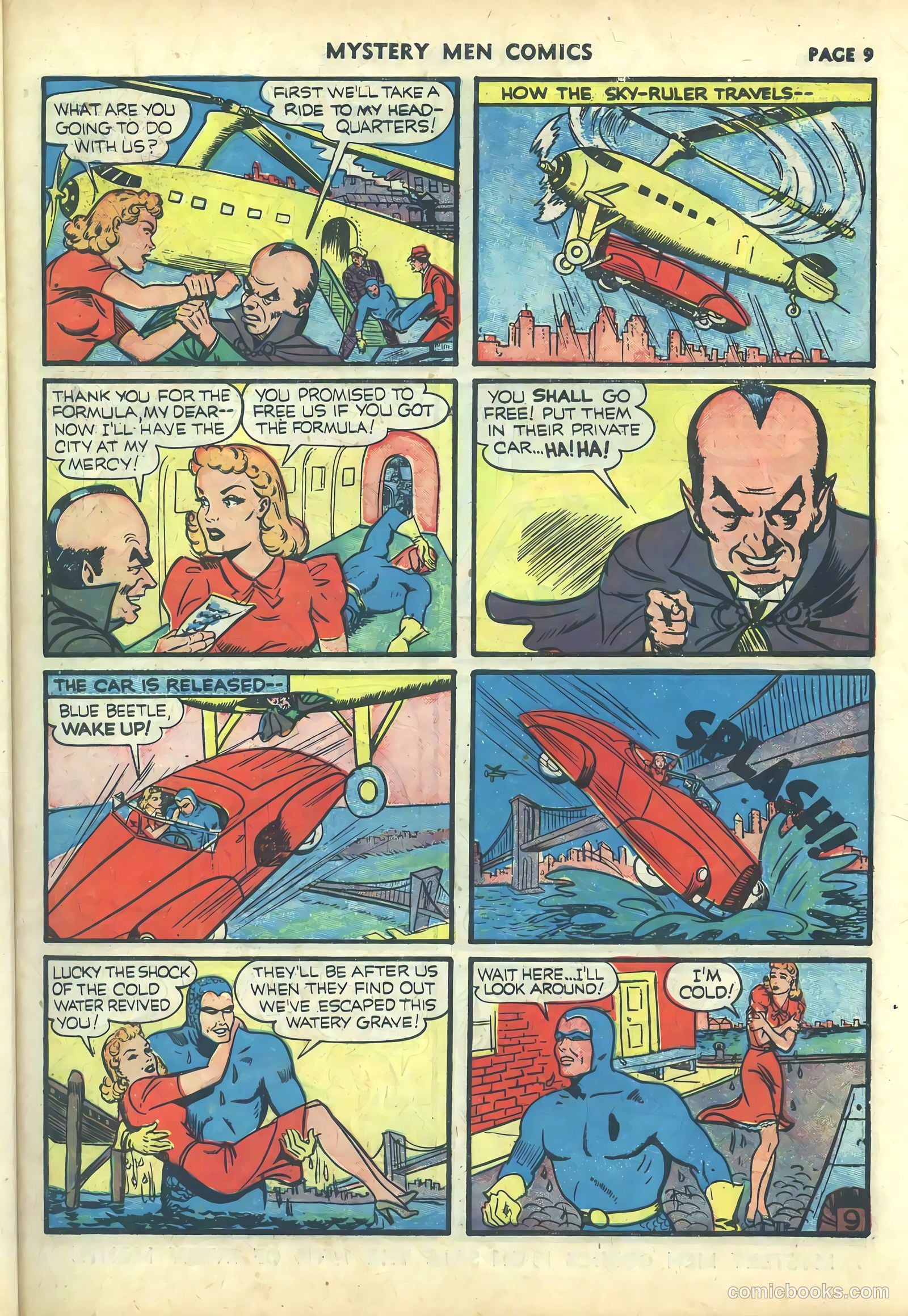 Mystery Men Comics #19 (1941) — page 11 of 68