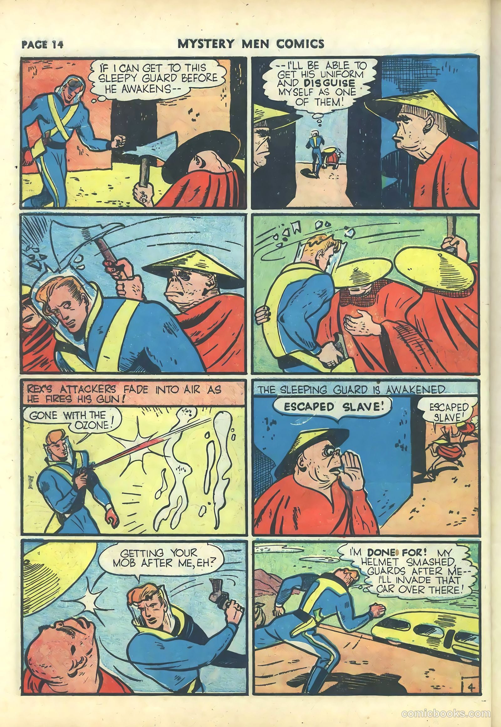 Mystery Men Comics #19 (1941) — page 16 of 68