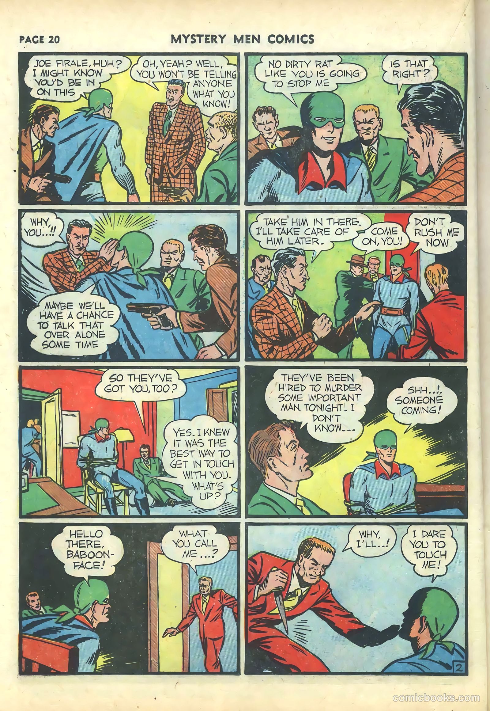 Mystery Men Comics #19 (1941) — page 22 of 68