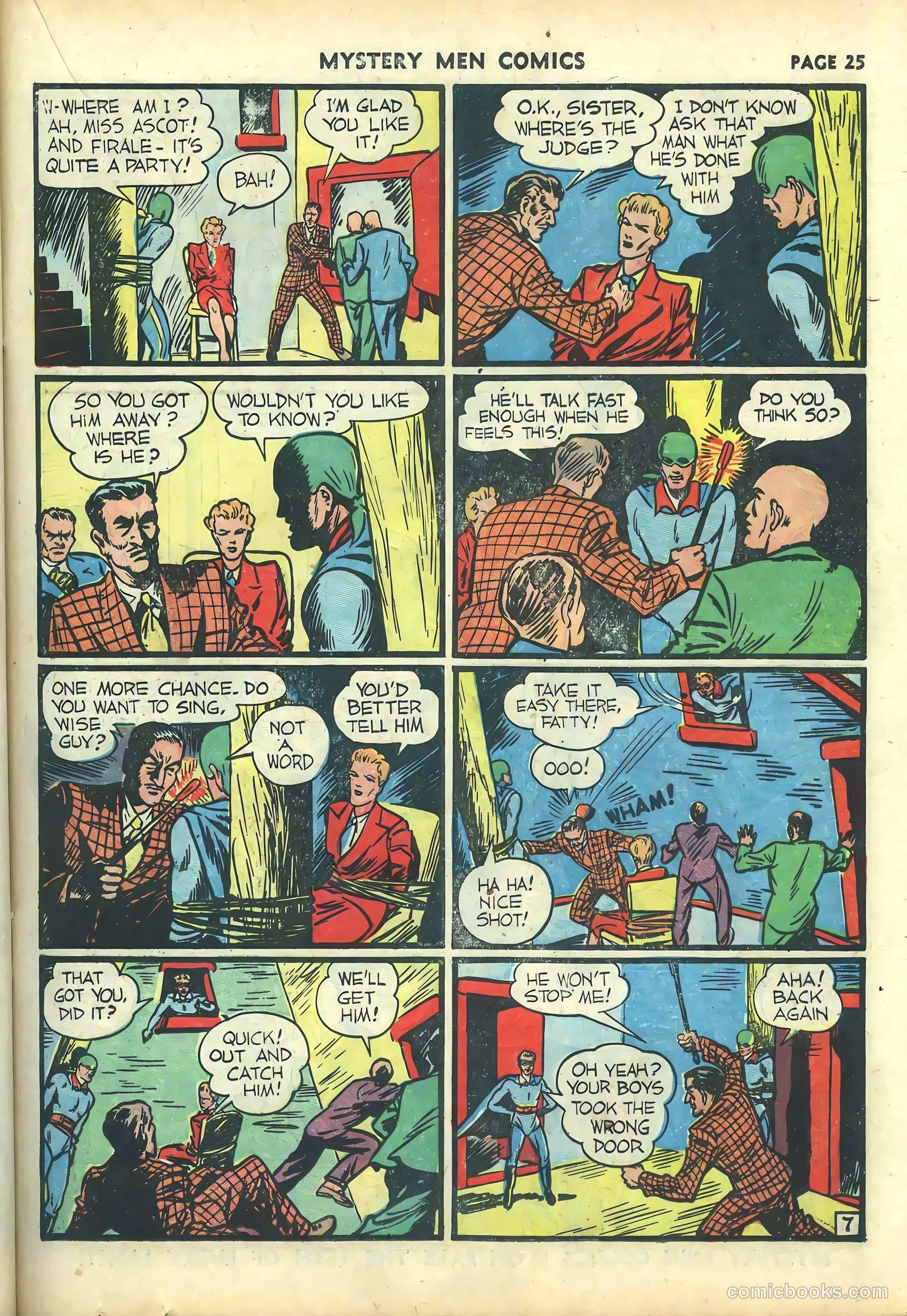 Mystery Men Comics #19 (1941) — page 27 of 68