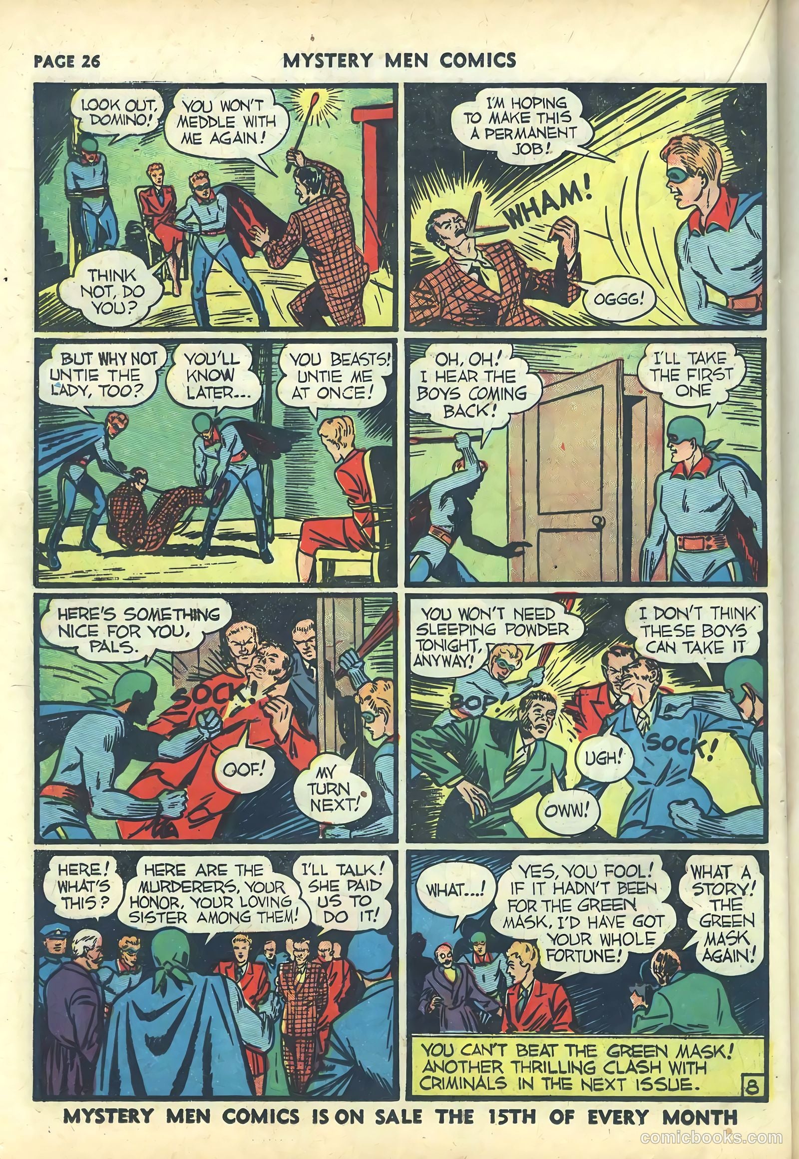 Mystery Men Comics #19 (1941) — page 28 of 68