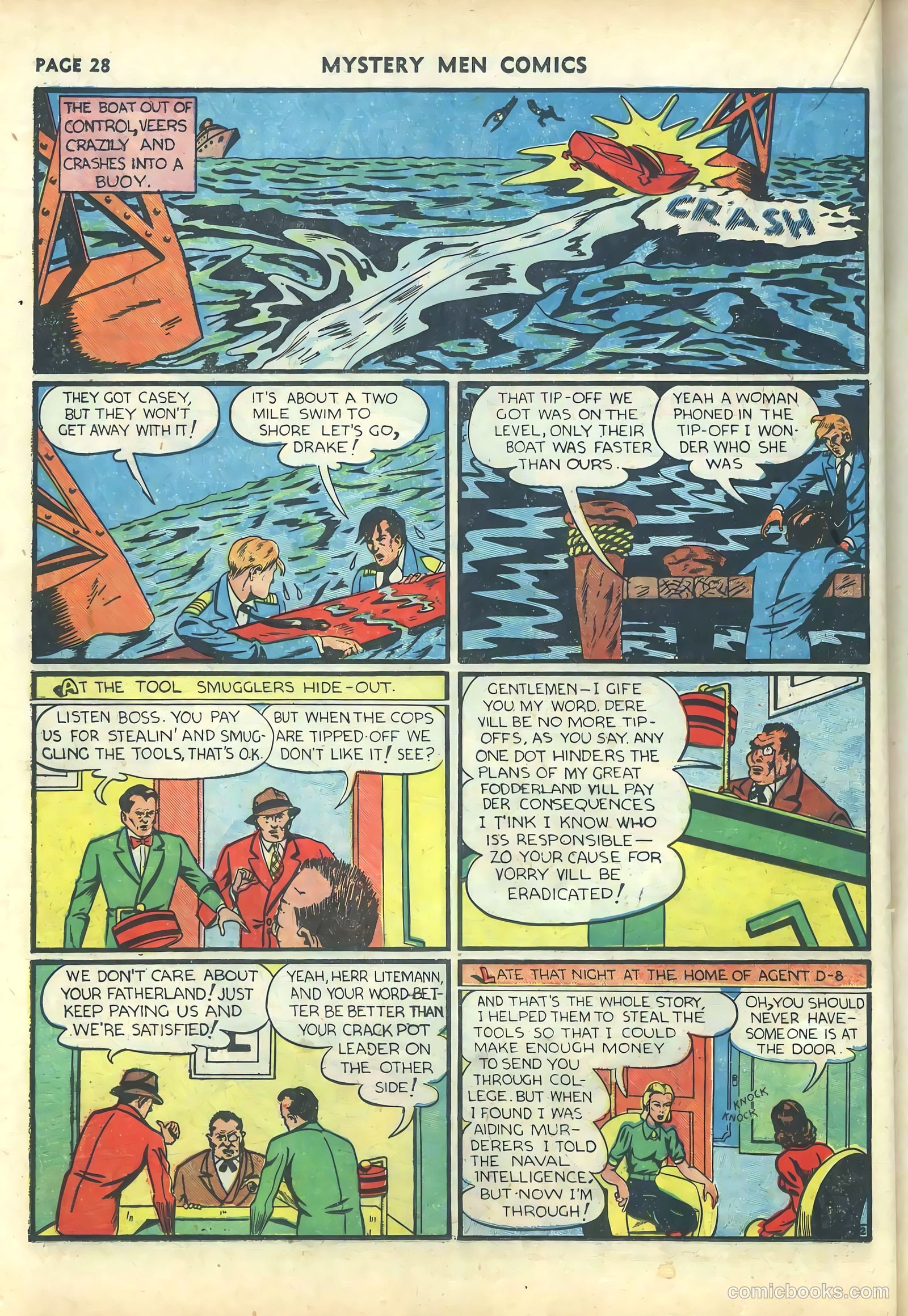 Mystery Men Comics #19 (1941) — page 30 of 68