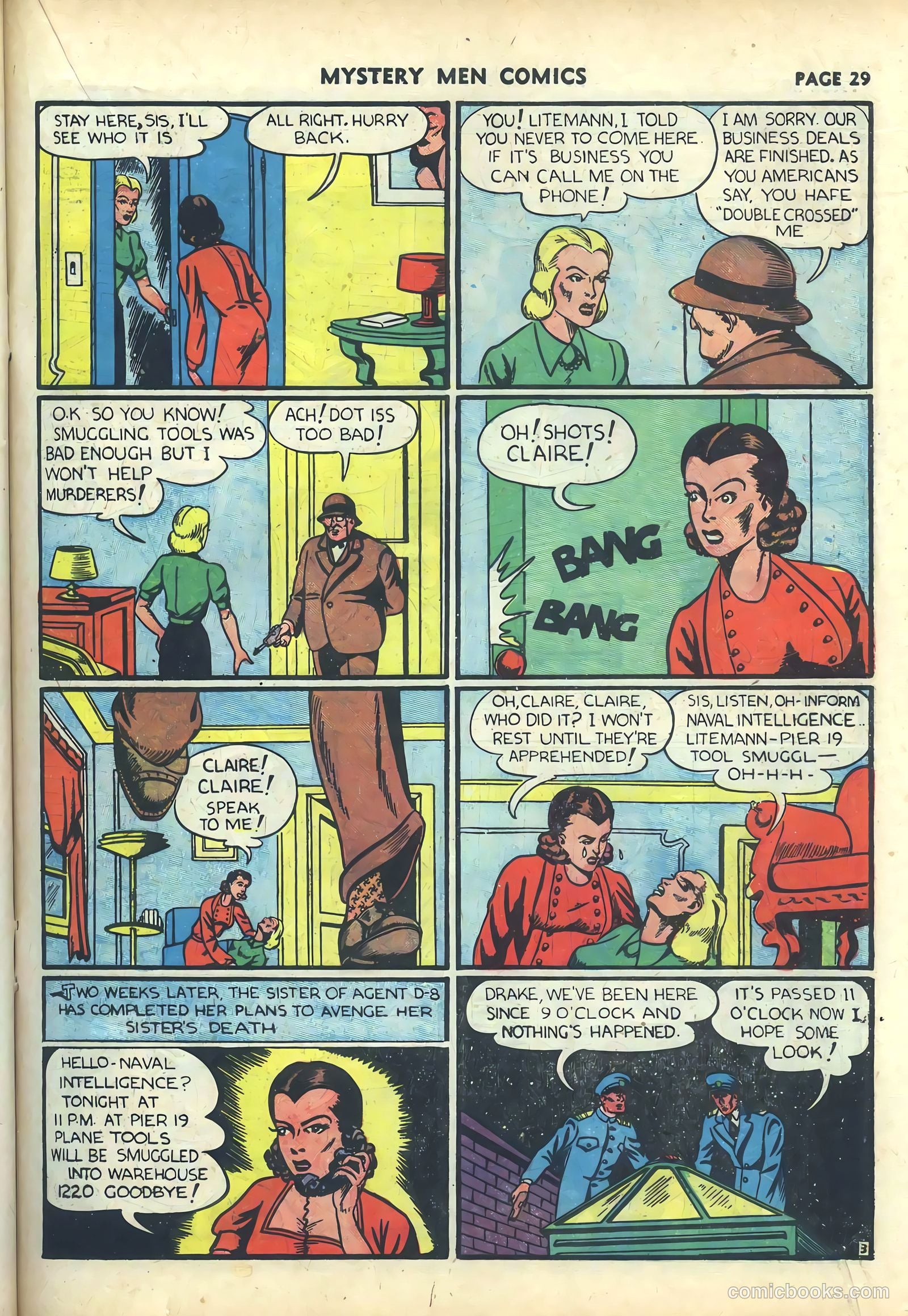 Mystery Men Comics #19 (1941) — page 31 of 68