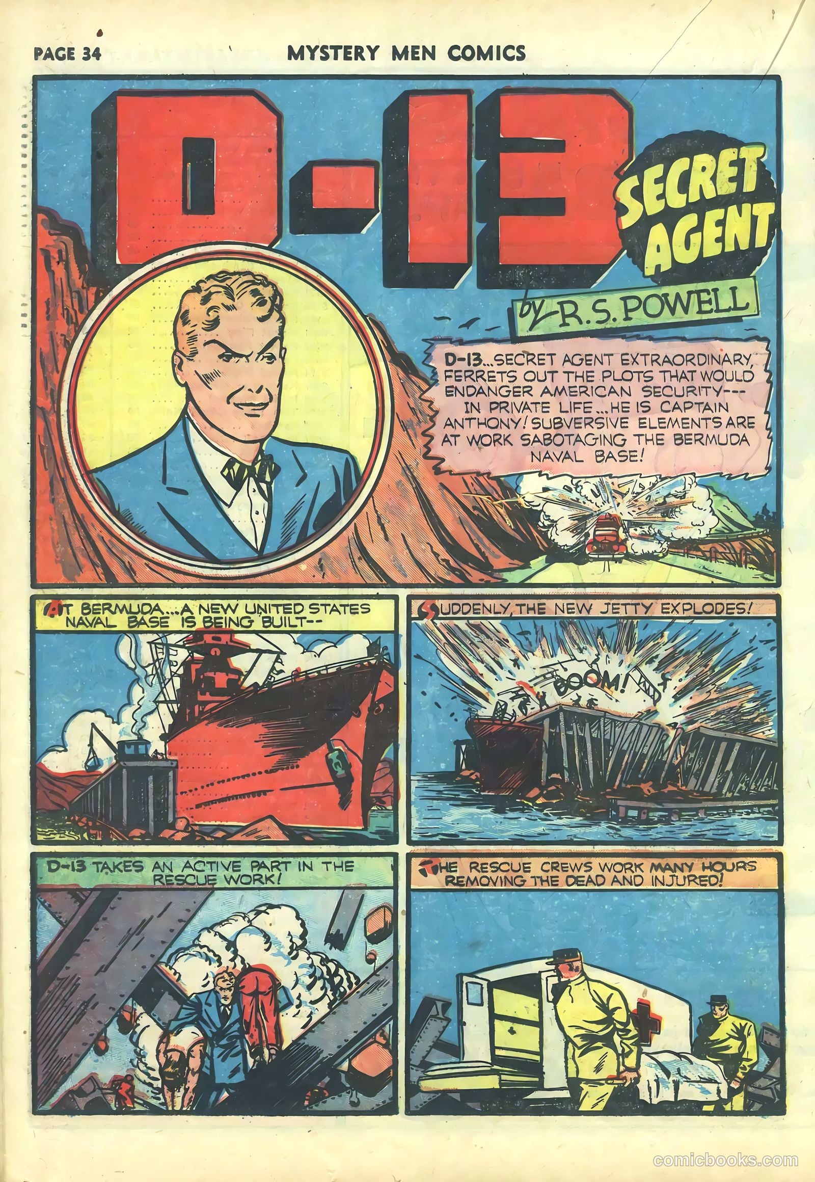 Mystery Men Comics #19 (1941) — page 36 of 68