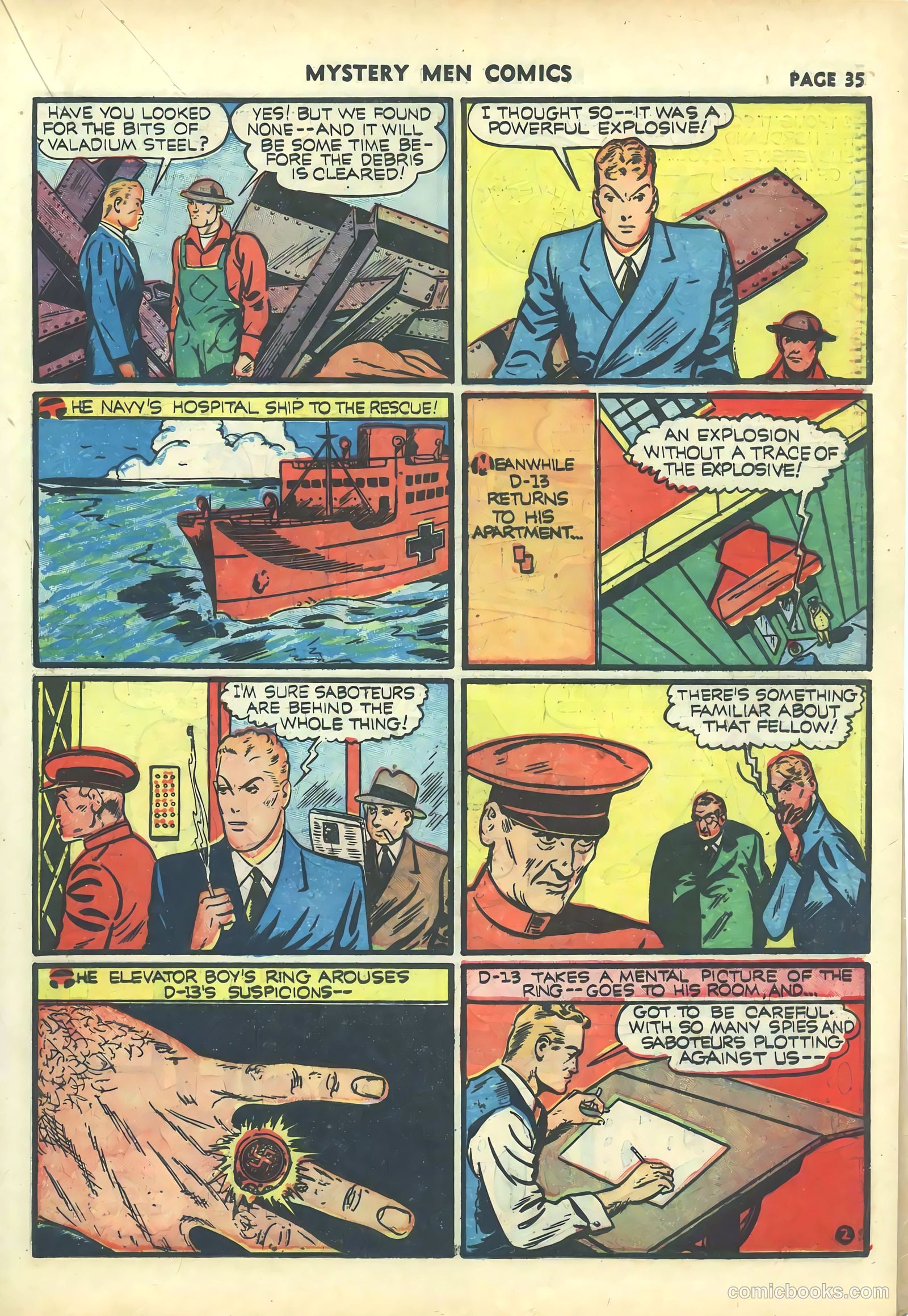 Mystery Men Comics #19 (1941) — page 37 of 68