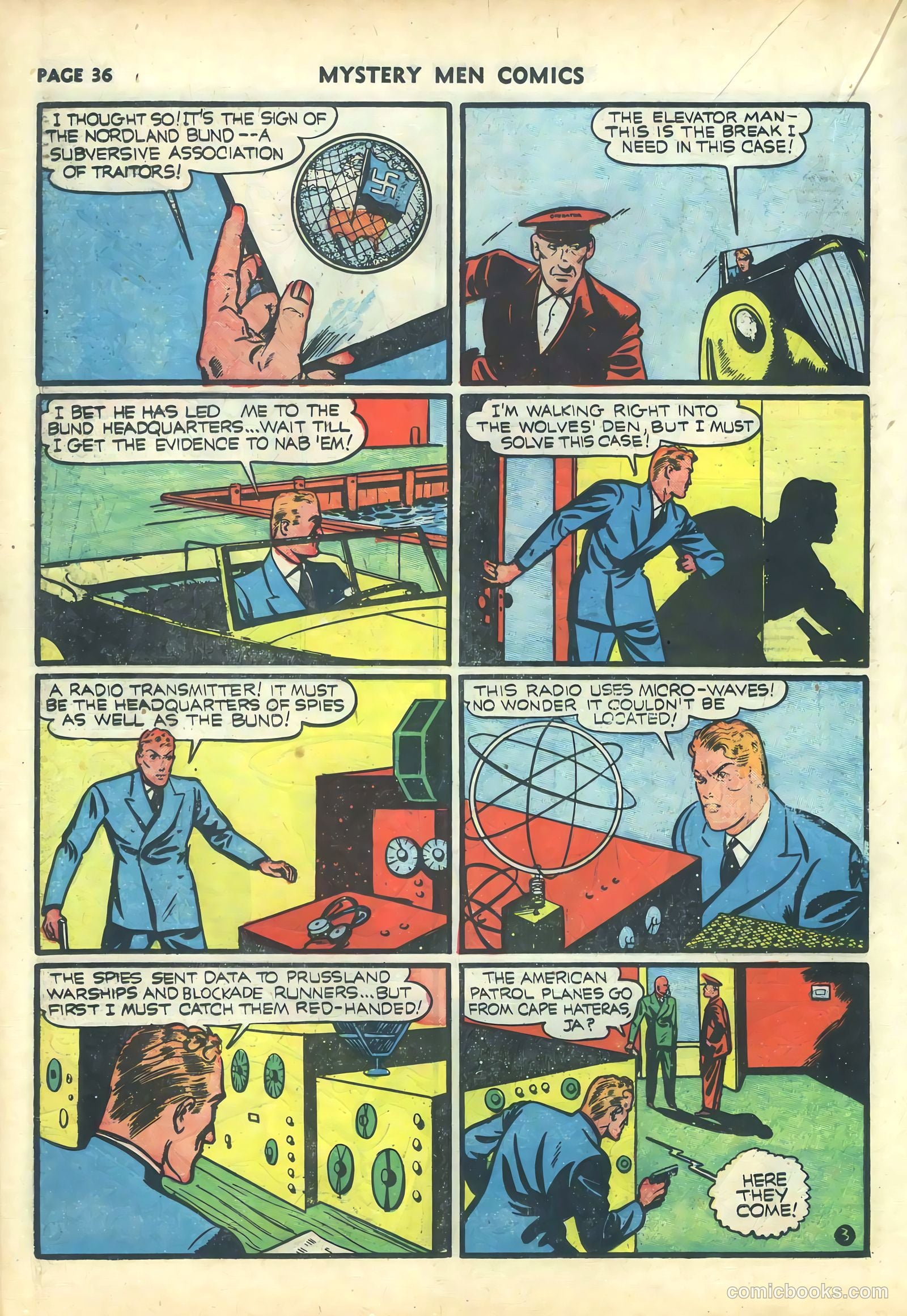 Mystery Men Comics #19 (1941) — page 38 of 68