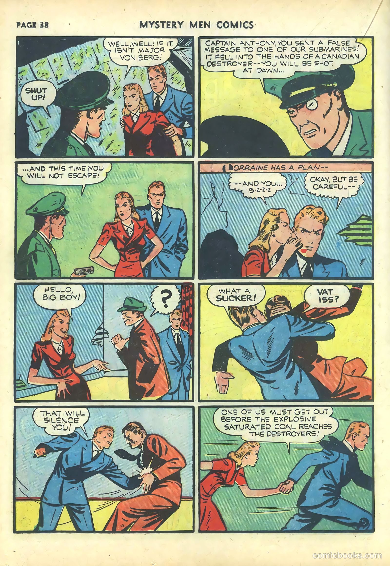 Mystery Men Comics #19 (1941) — page 40 of 68