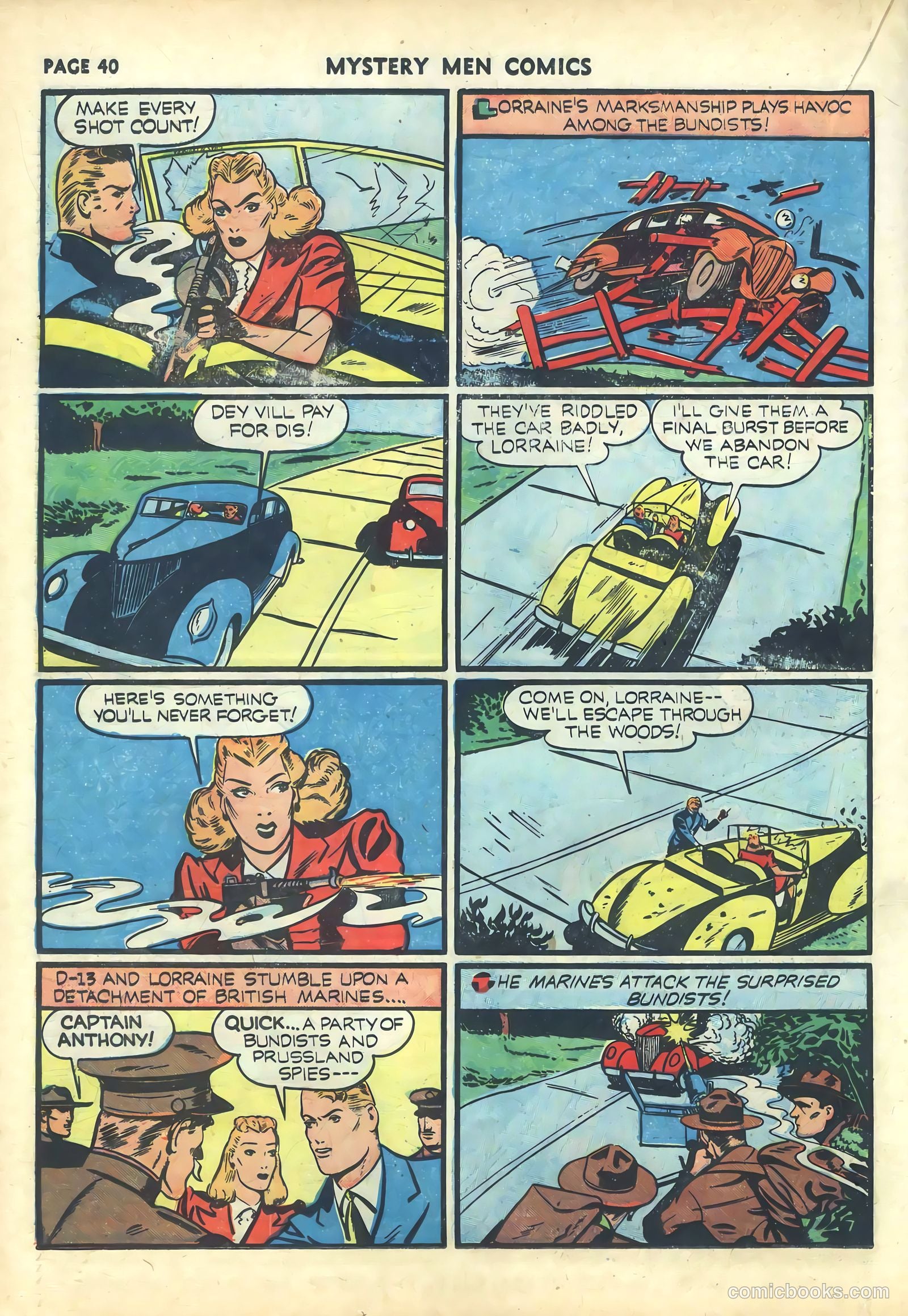 Mystery Men Comics #19 (1941) — page 42 of 68