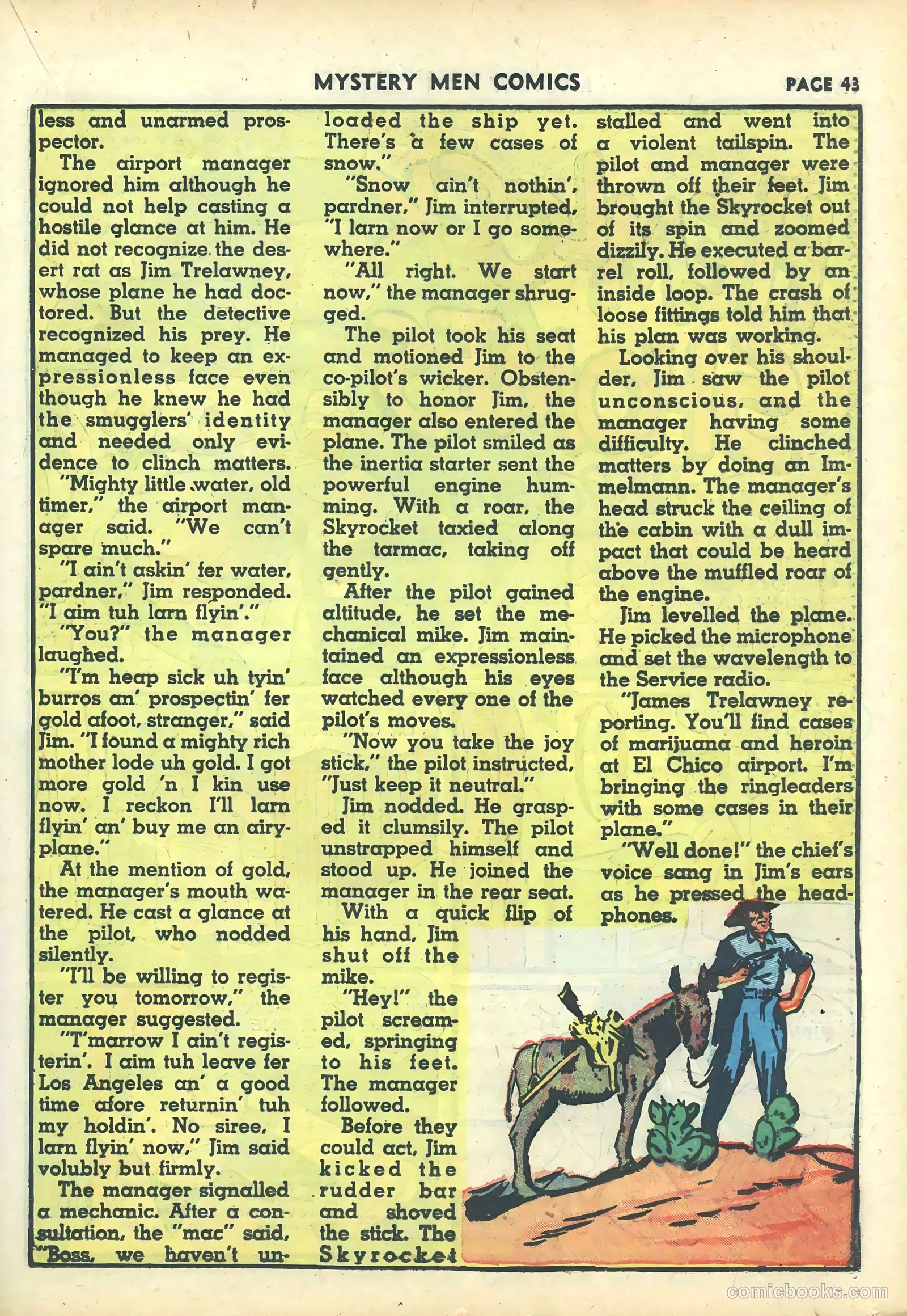 Mystery Men Comics #19 (1941) — page 45 of 68