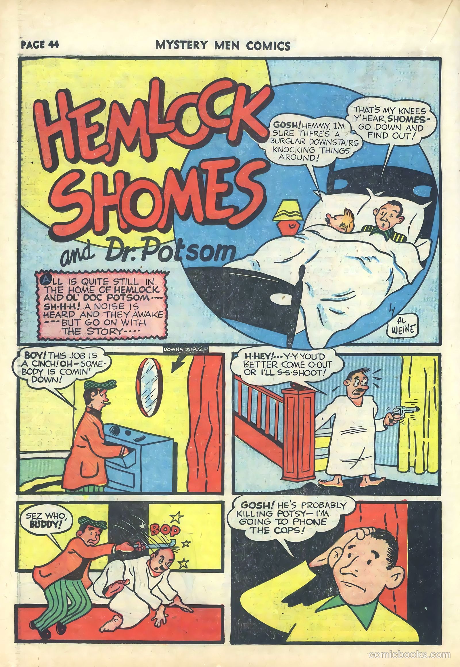 Mystery Men Comics #19 (1941) — page 46 of 68