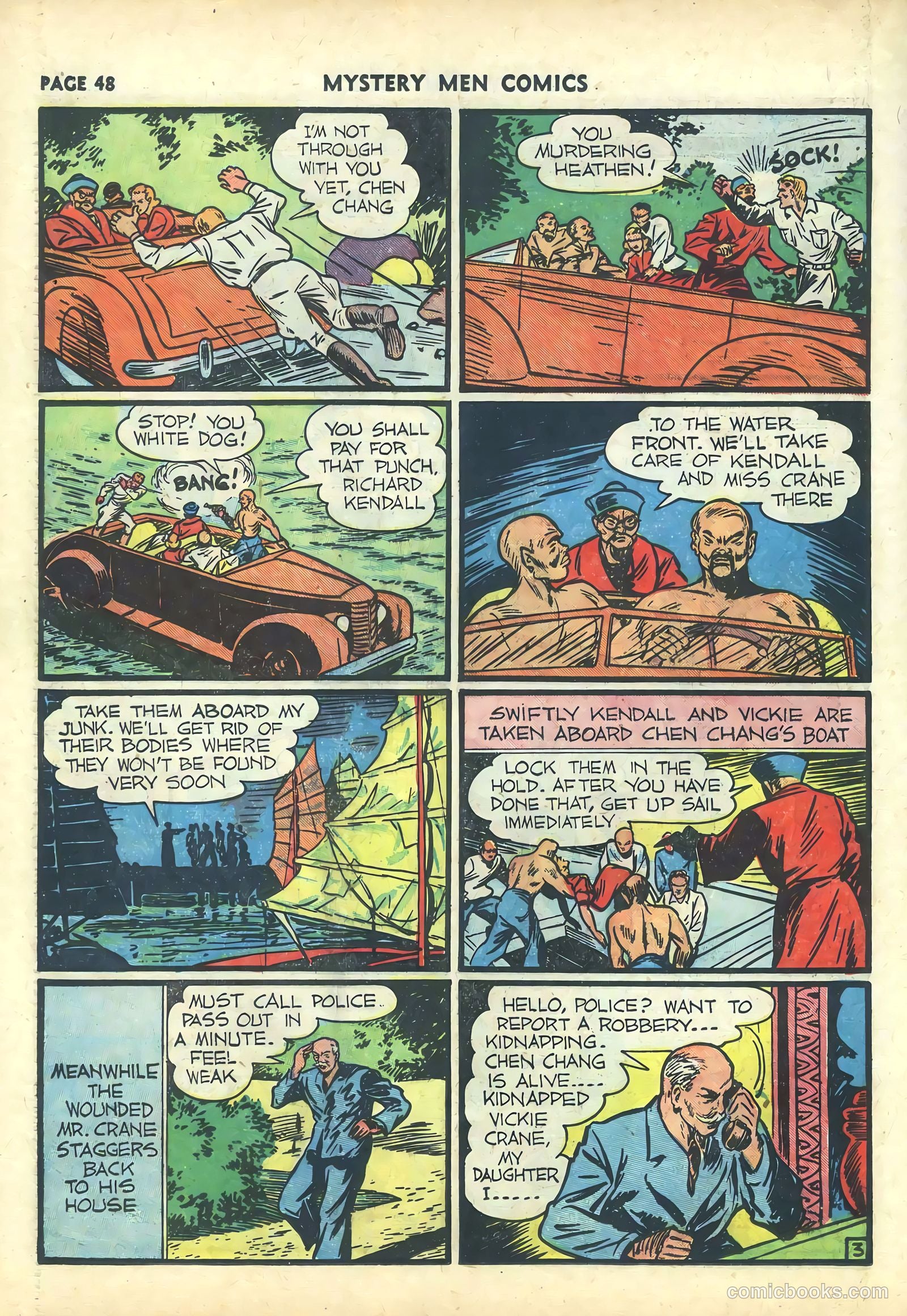 Mystery Men Comics #19 (1941) — page 50 of 68