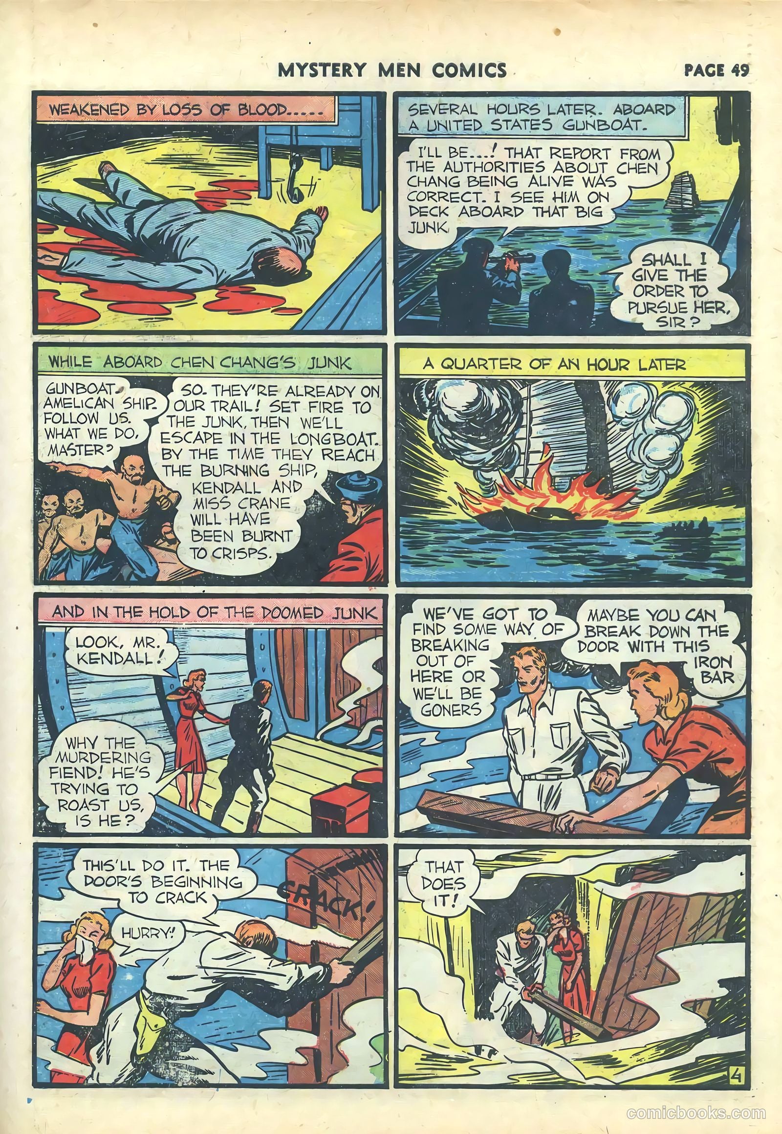 Mystery Men Comics #19 (1941) — page 51 of 68