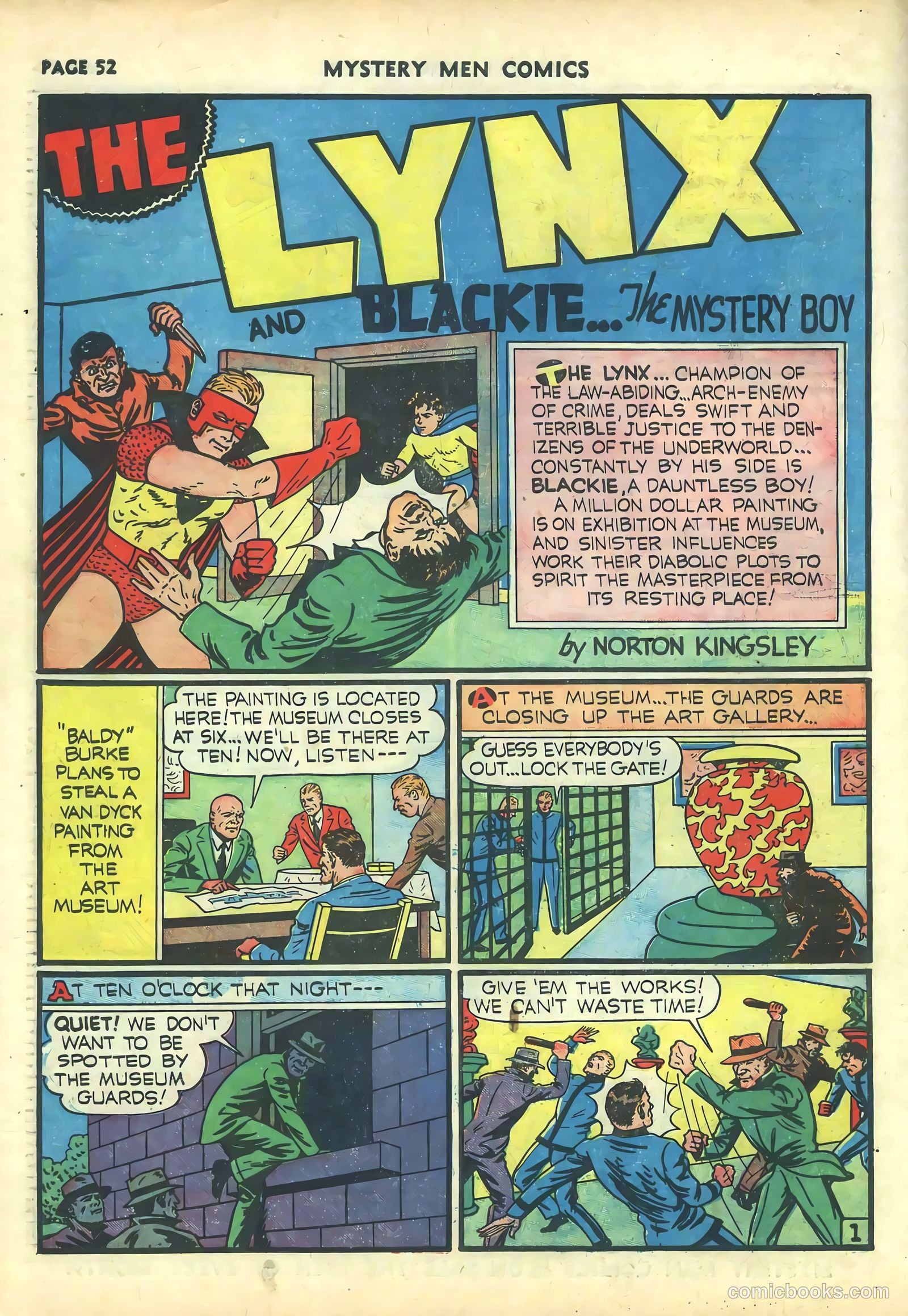 Mystery Men Comics #19 (1941) — page 54 of 68