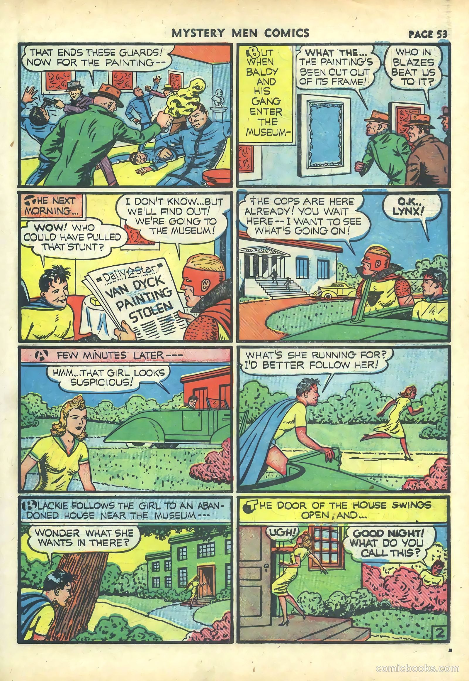 Mystery Men Comics #19 (1941) — page 55 of 68