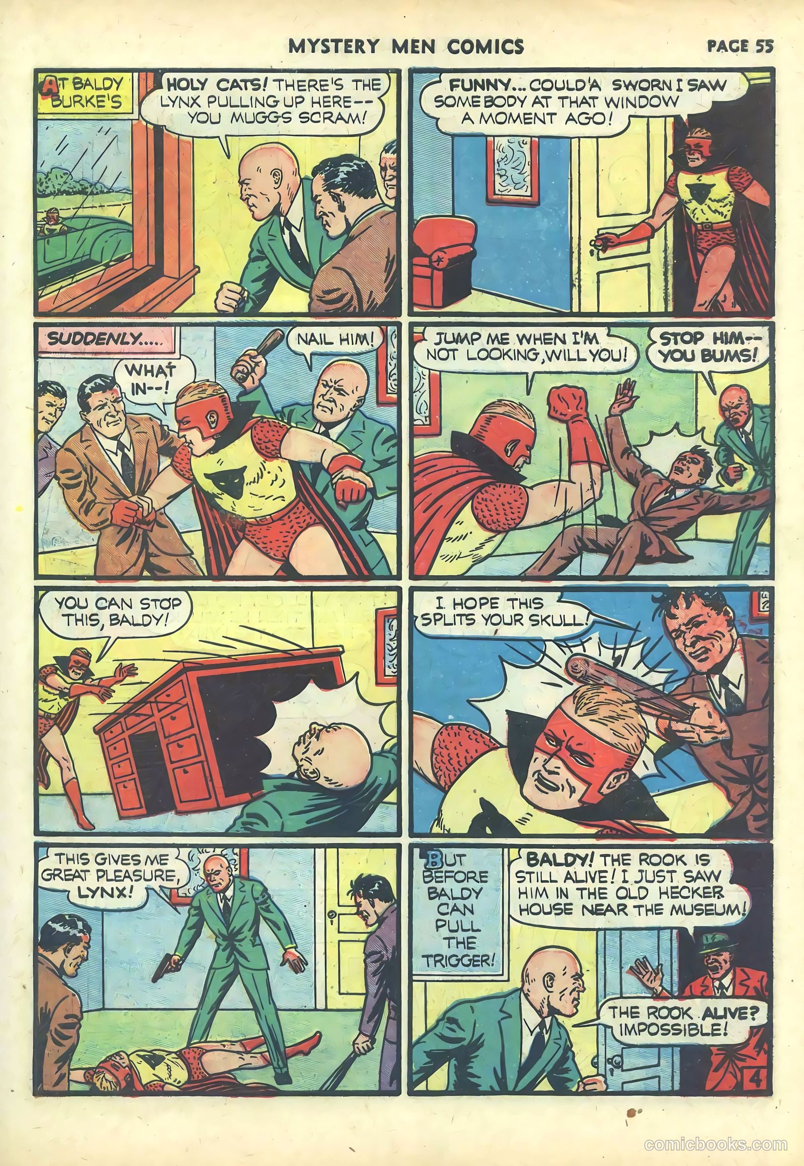 Mystery Men Comics #19 (1941) — page 57 of 68