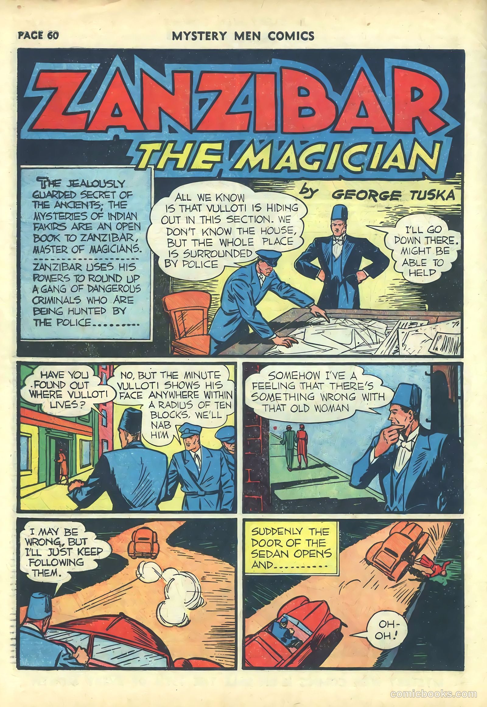 Mystery Men Comics #19 (1941) — page 62 of 68