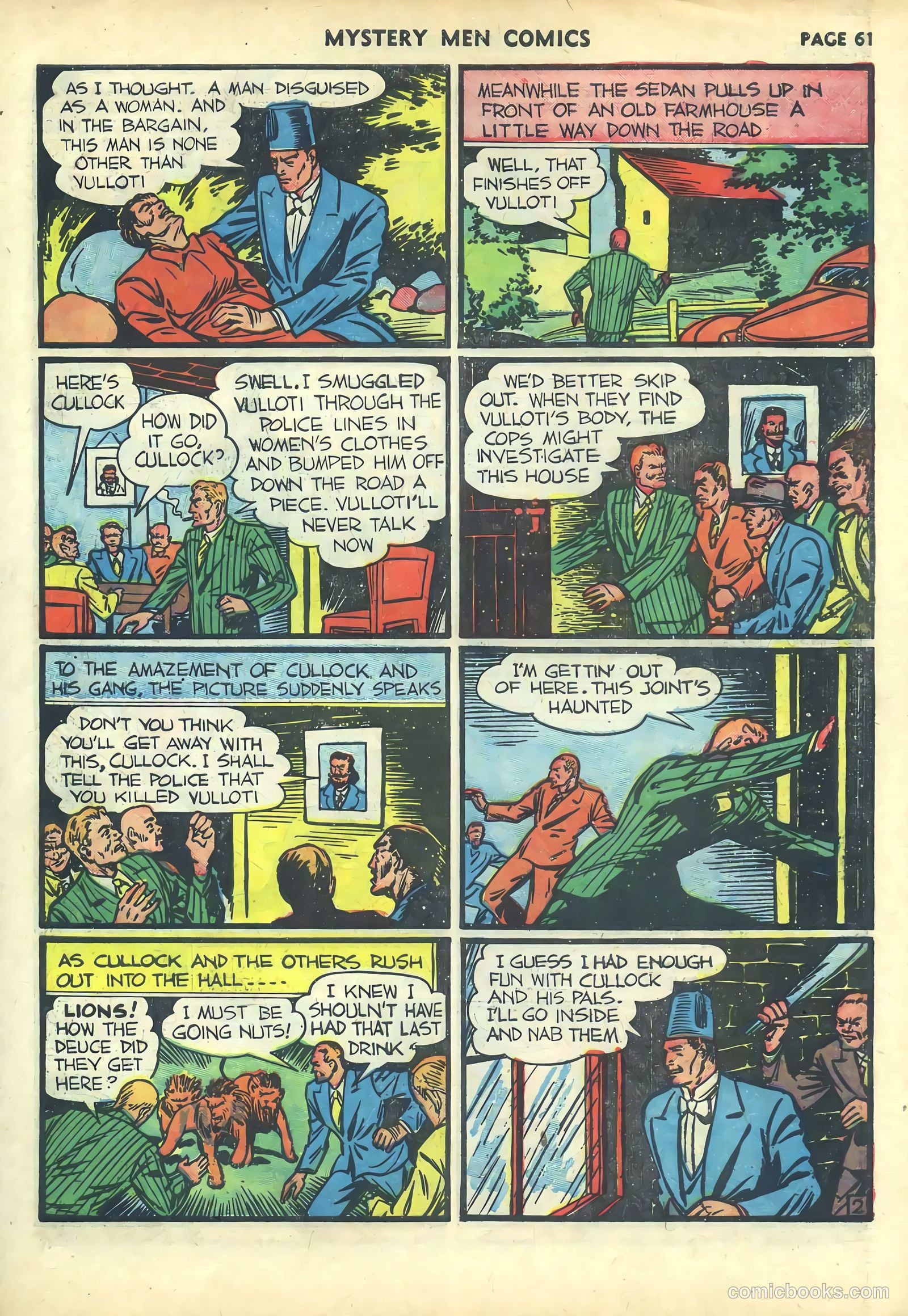 Mystery Men Comics #19 (1941) — page 63 of 68