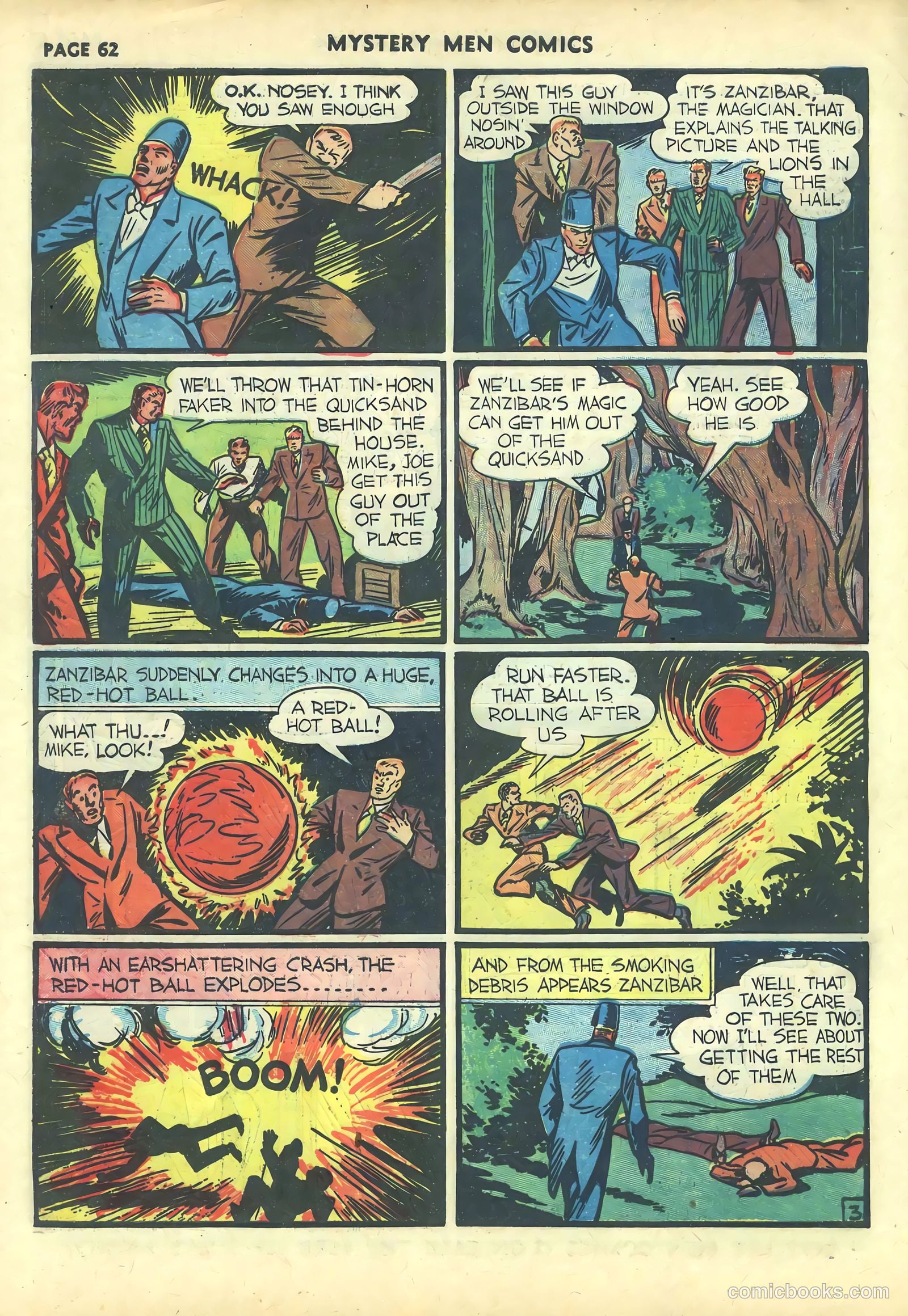 Mystery Men Comics #19 (1941) — page 64 of 68