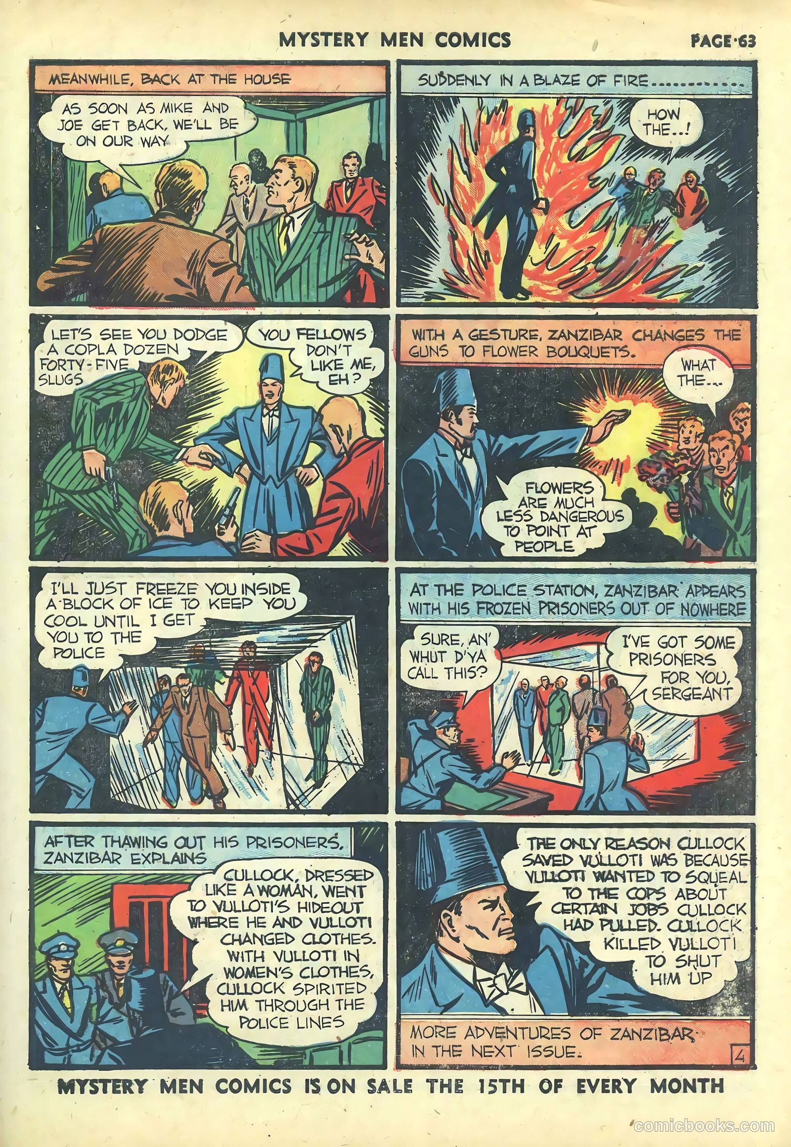 Mystery Men Comics #19 (1941) — page 65 of 68