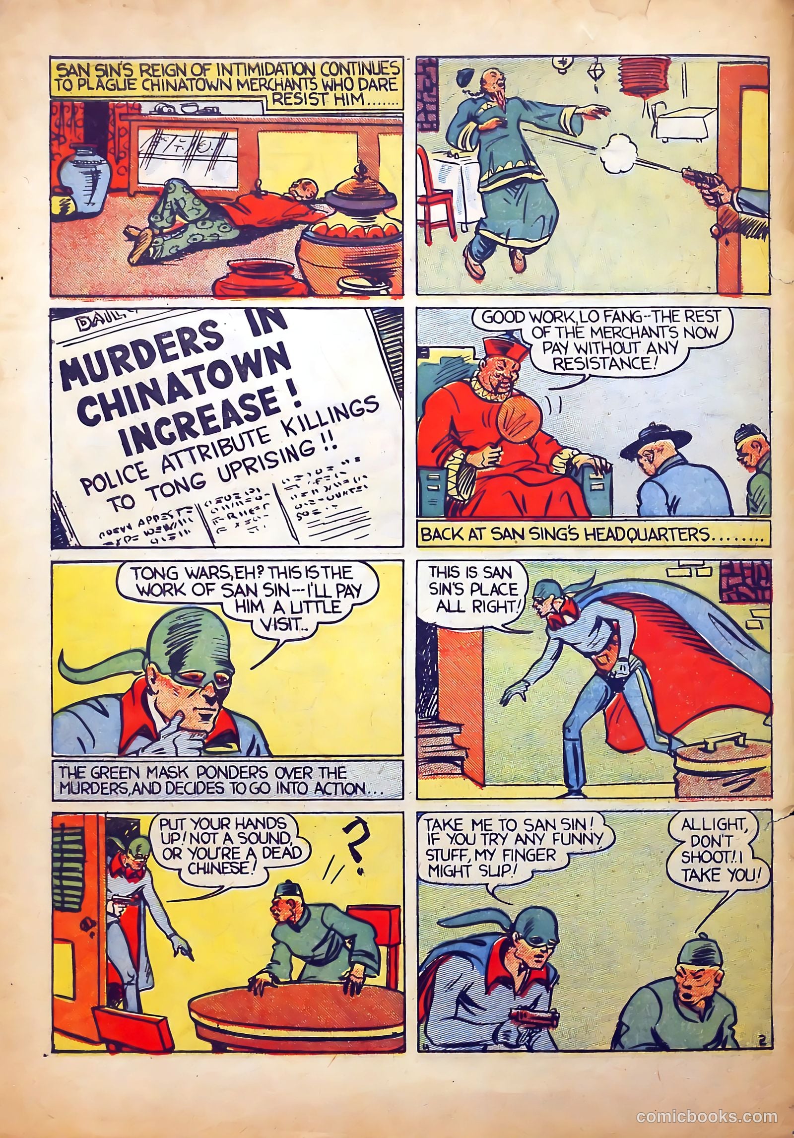 Mystery Men Comics #2 (1939) — page 4 of 68