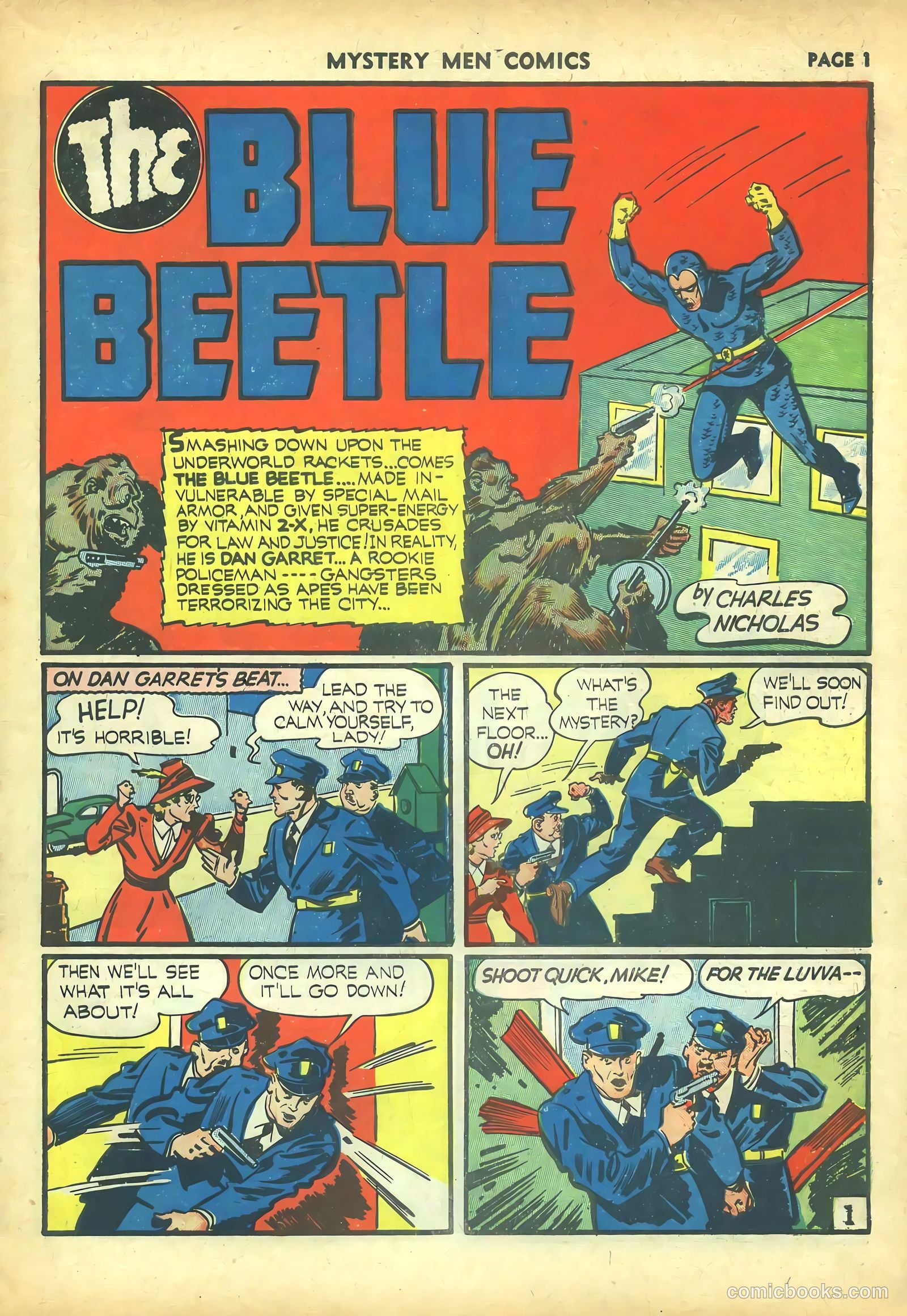 Mystery Men Comics #20 (1941) — page 3 of 68