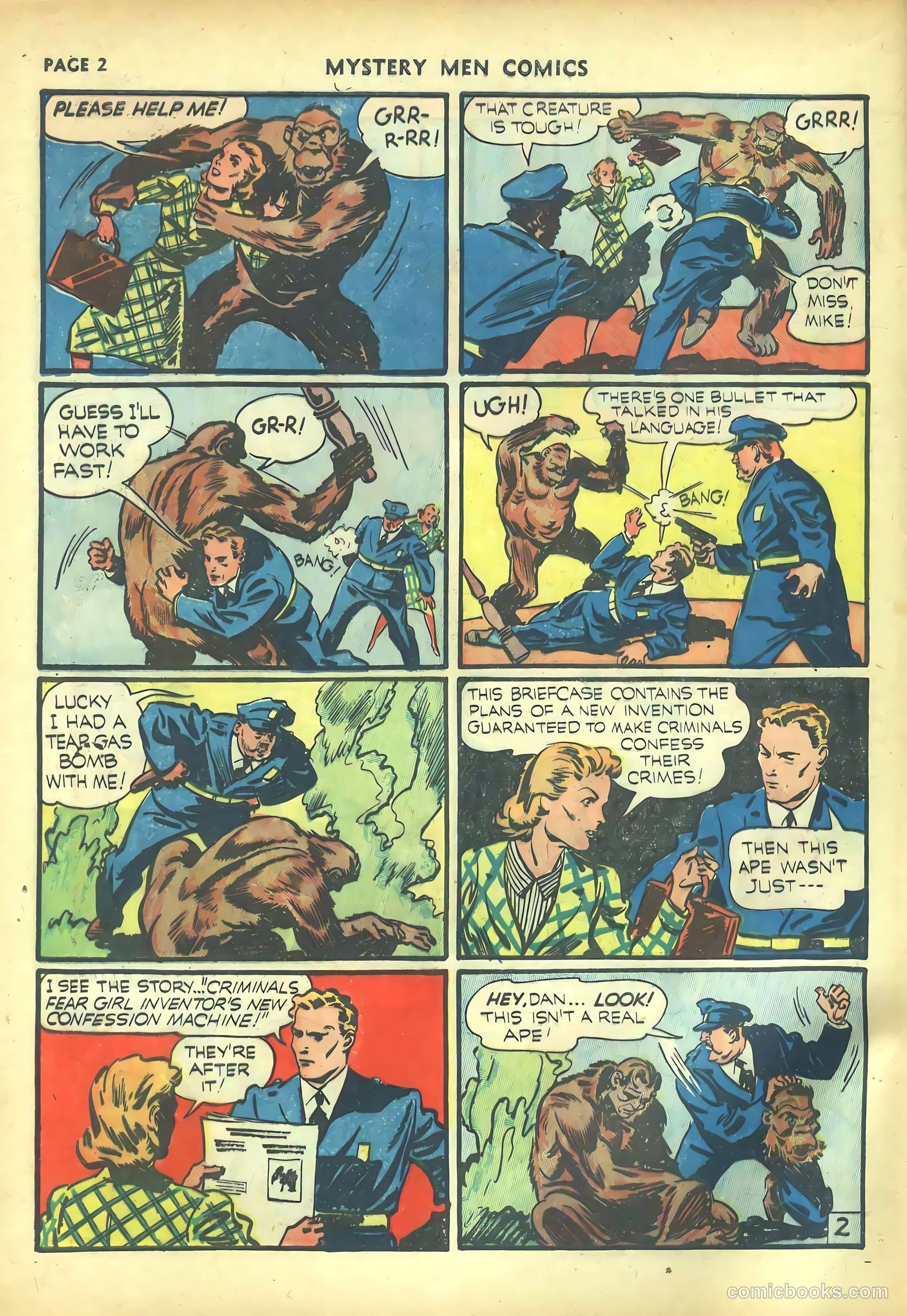 Mystery Men Comics #20 (1941) — page 4 of 68