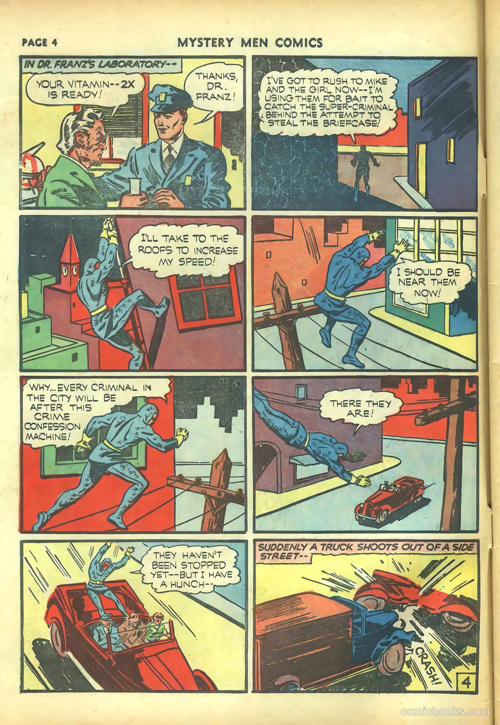 Mystery Men Comics #20 (1941) — page 6 of 68