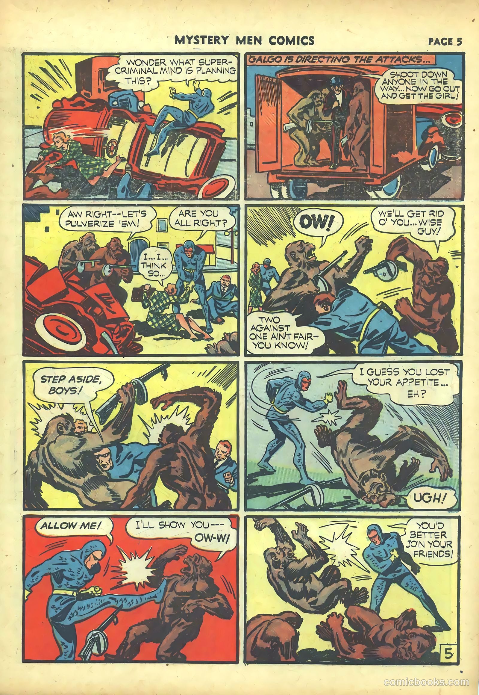 Mystery Men Comics #20 (1941) — page 7 of 68