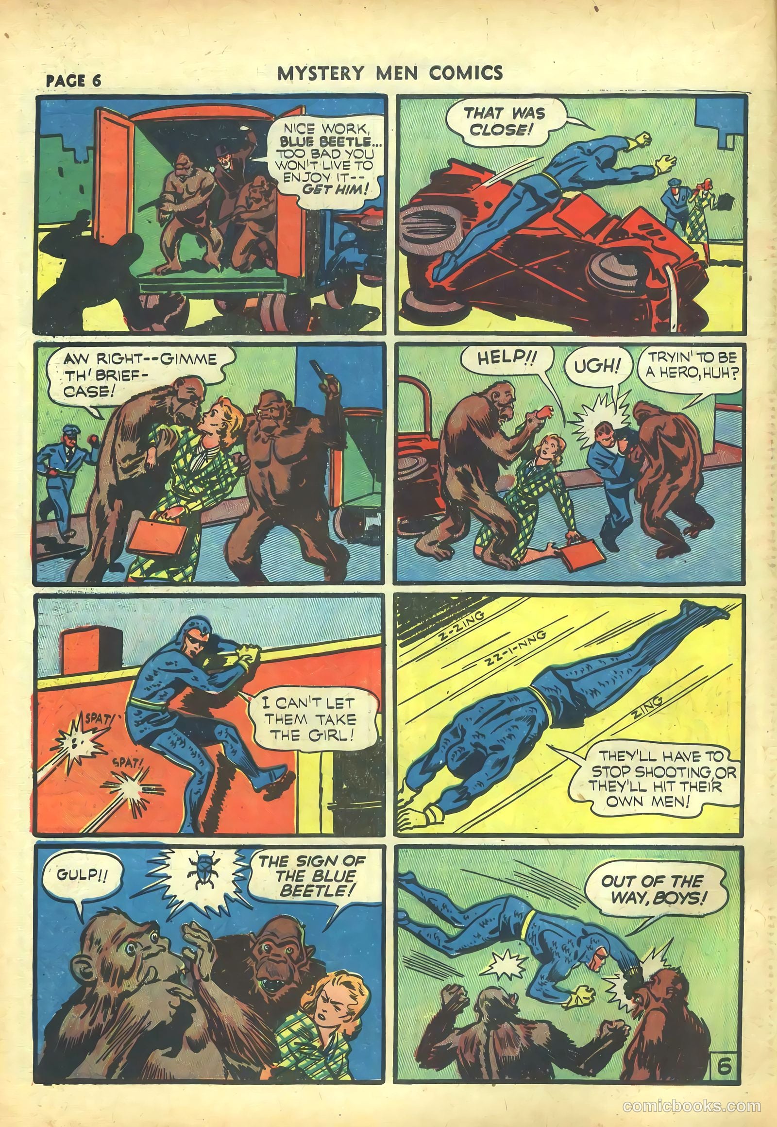 Mystery Men Comics #20 (1941) — page 8 of 68